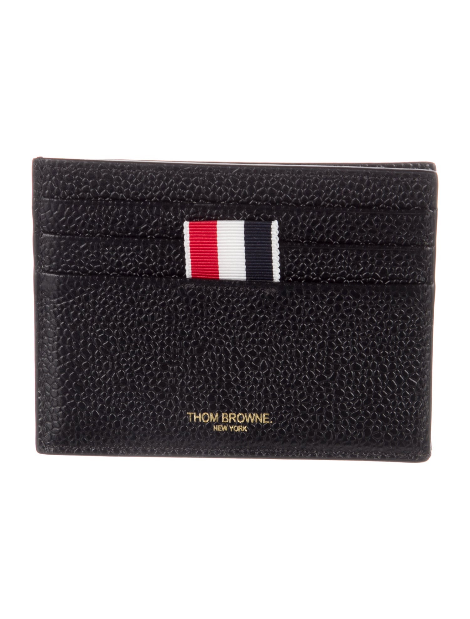 Thom Browne Leather Card Holder w/ Tags