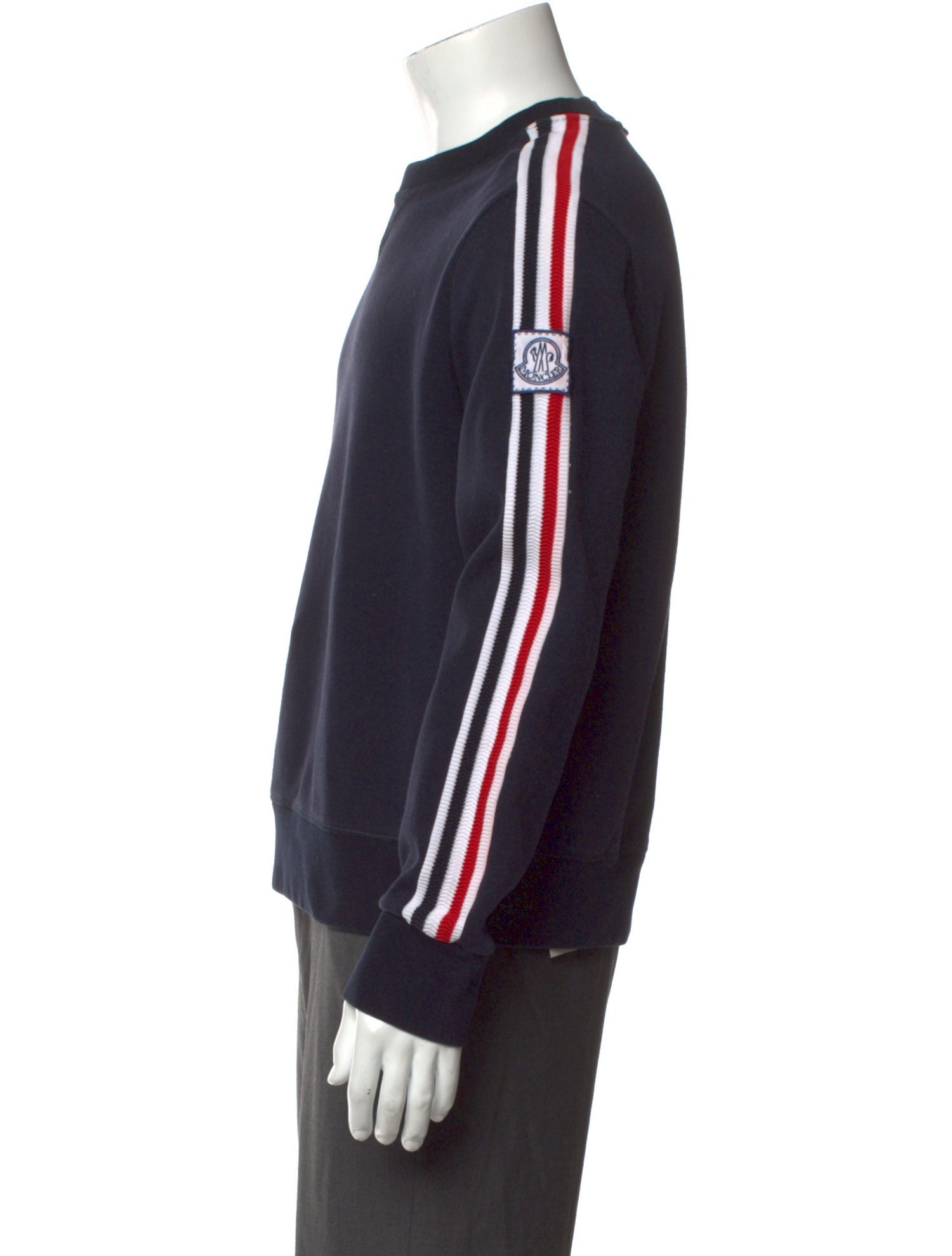 Moncler Gamme Bleu Crew Neck Long Sleeve Sweatshirt