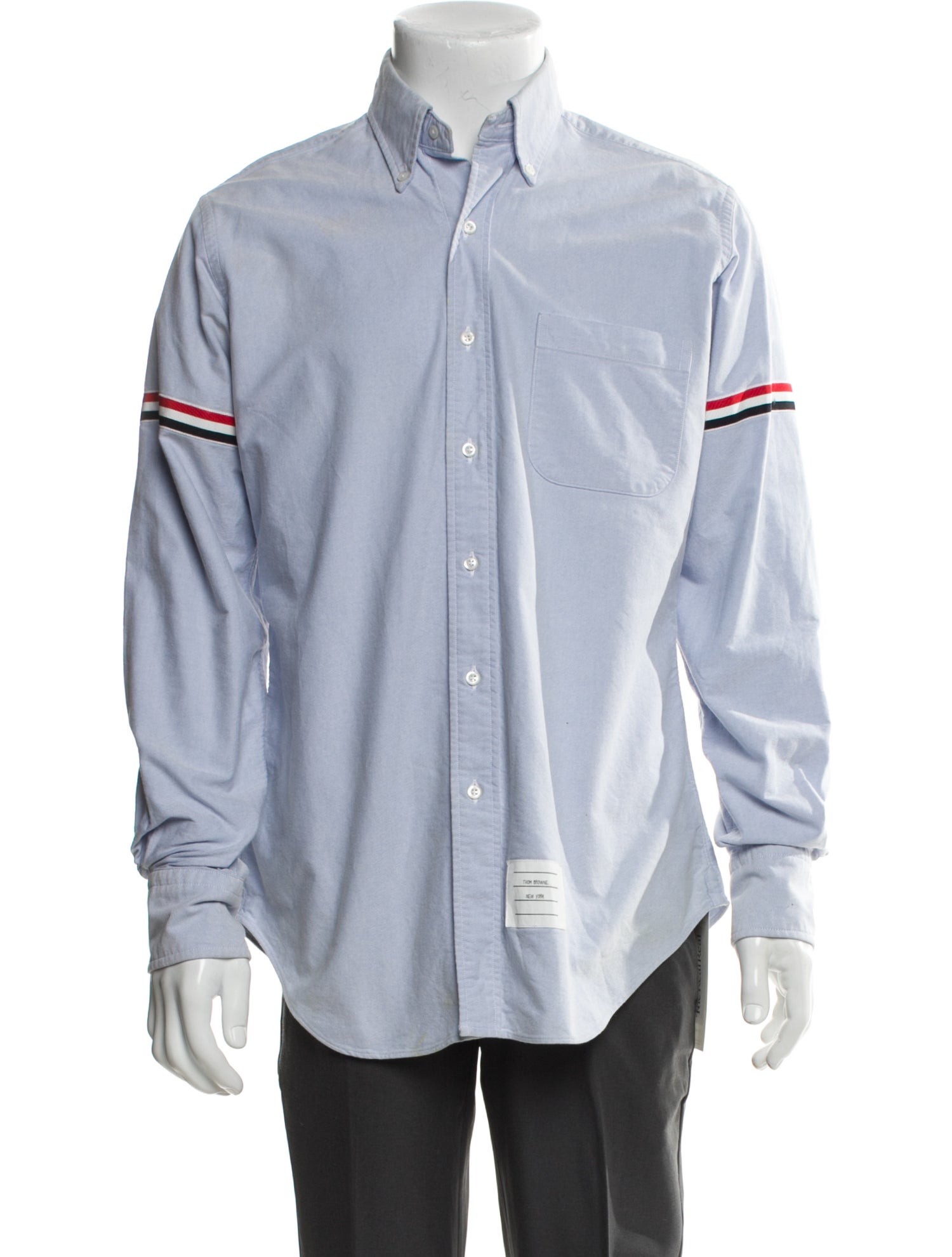 Thom Browne Armband Long Sleeve Shirt