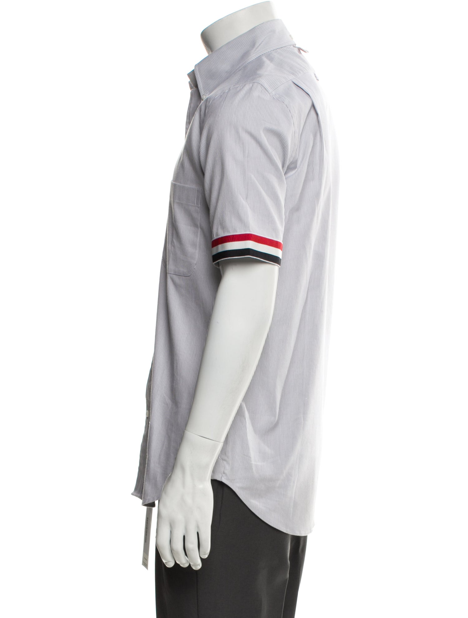 Thom Browne Striped Short Sleeve Shirt