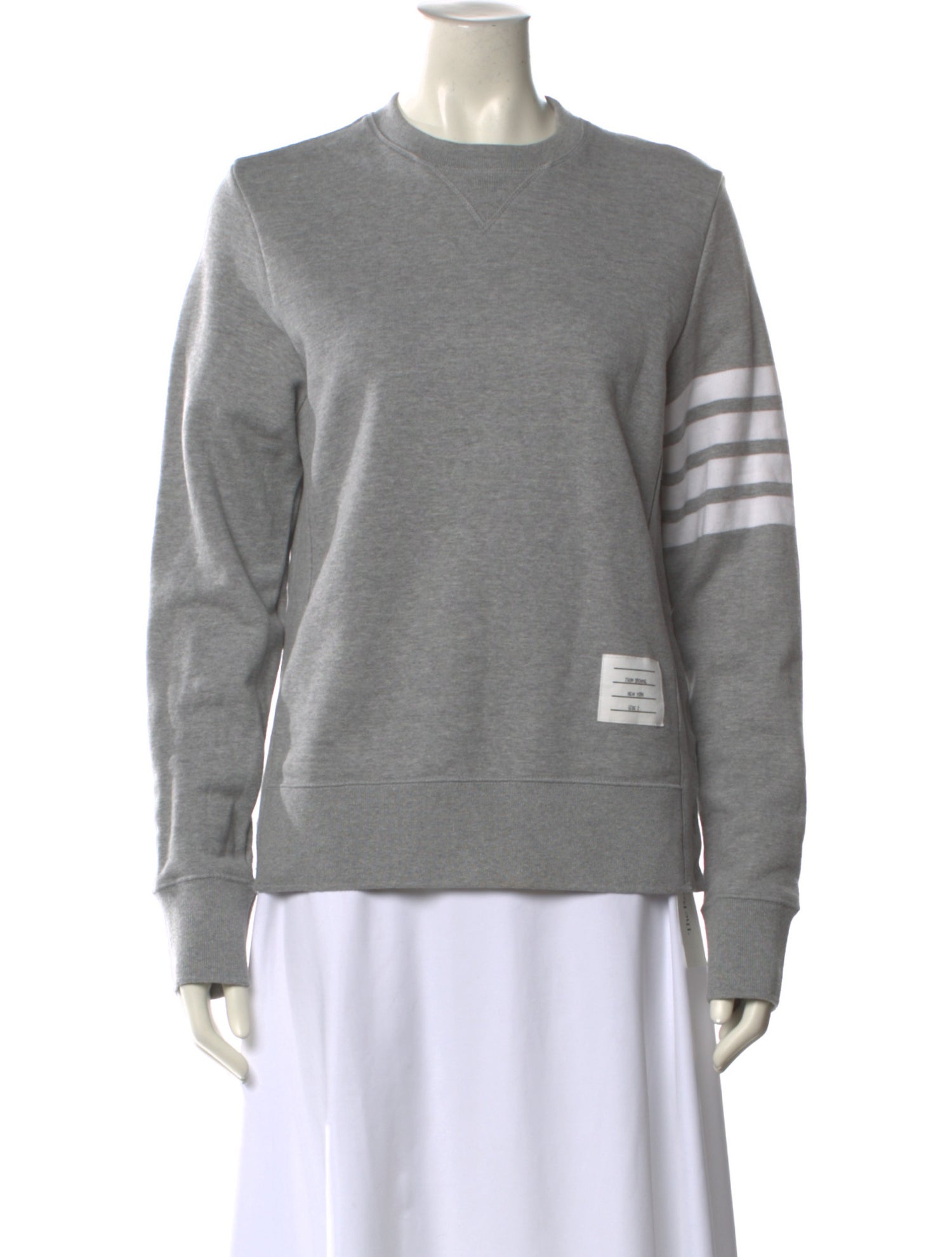 Thom Browne Striped Crew Neck Sweatshirt