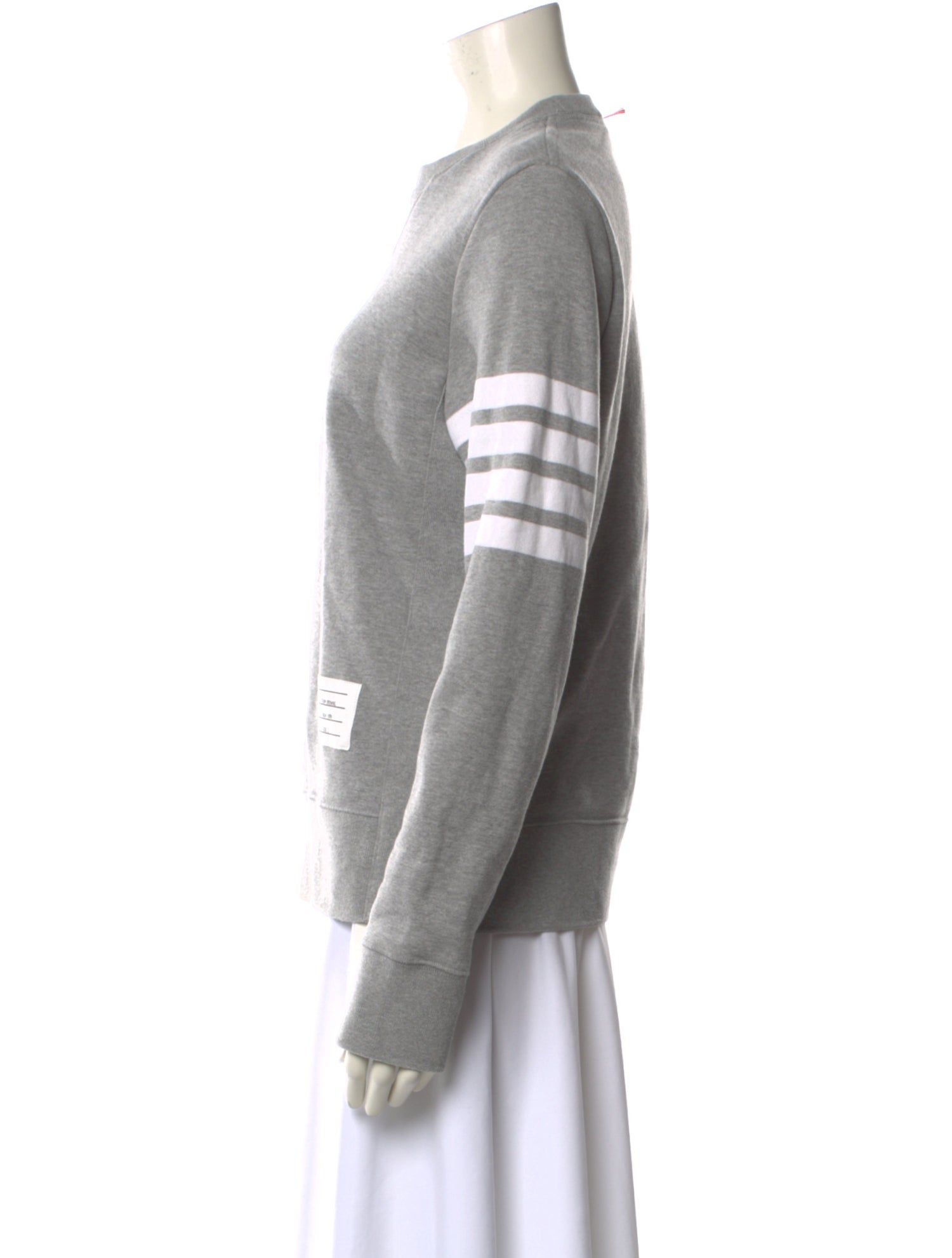 Thom Browne Striped Crew Neck Sweatshirt
