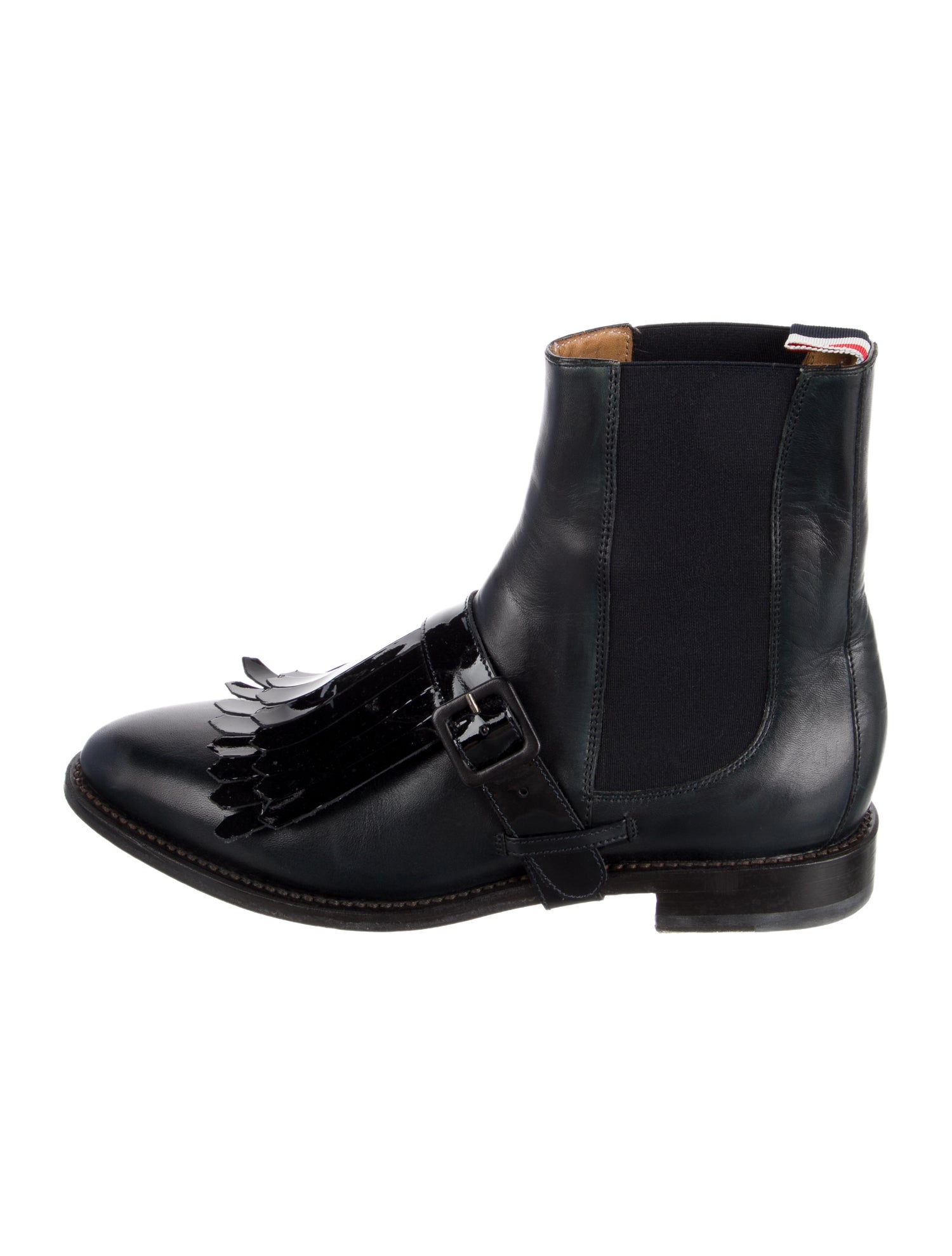 Thom Browne Leather Chelsea Boots