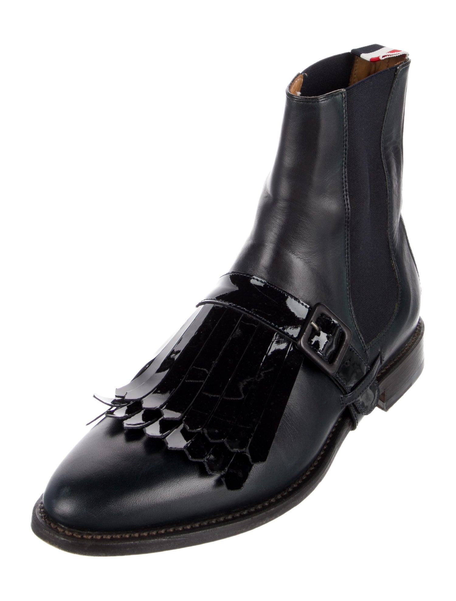 Thom Browne Leather Chelsea Boots