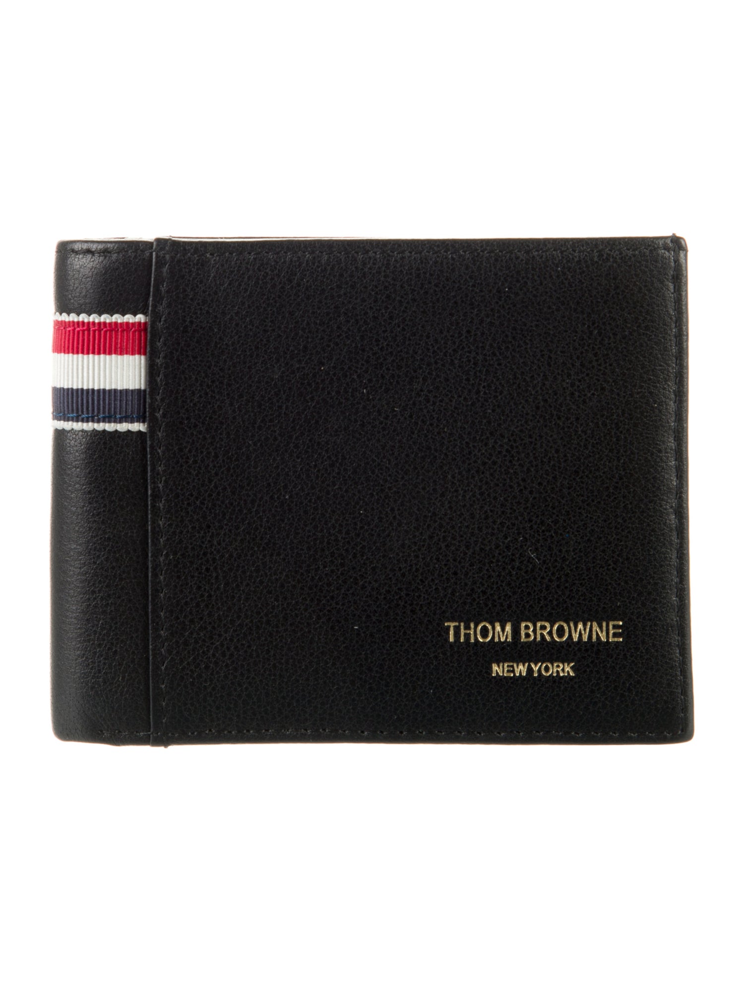Thom Browne Leather Striped Wallet