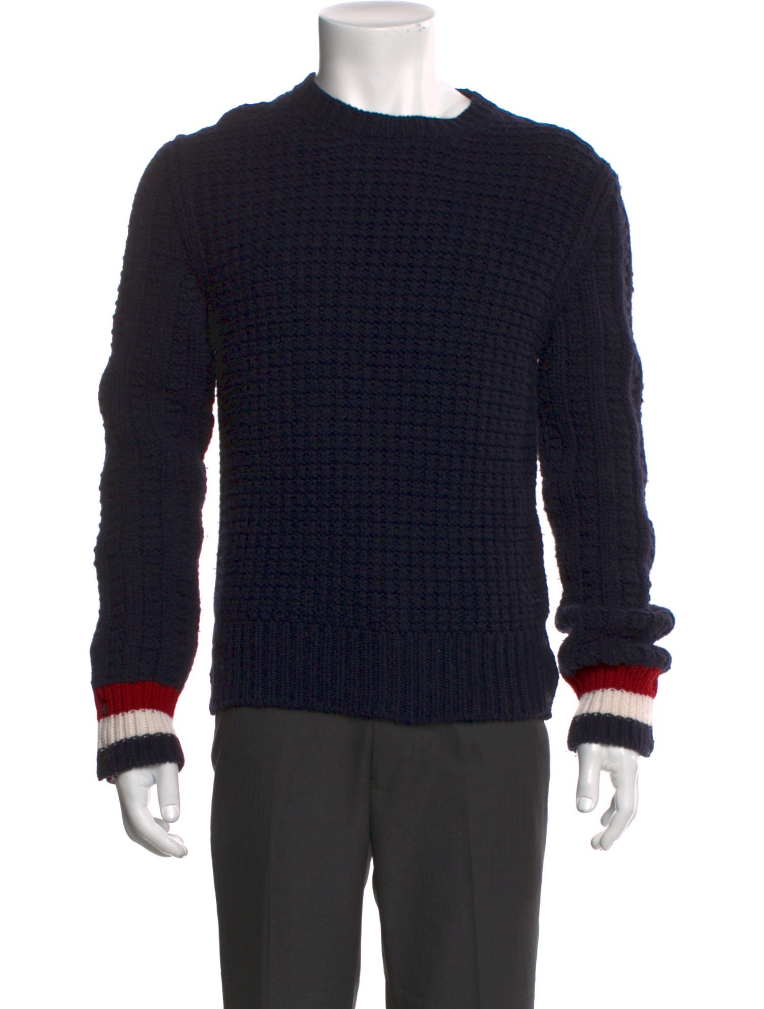 Thom Browne Wool Crew Neck Pullover