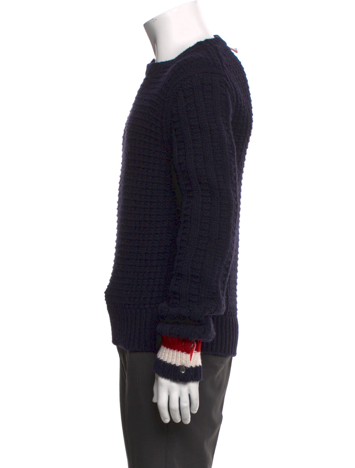 Thom Browne Wool Crew Neck Pullover