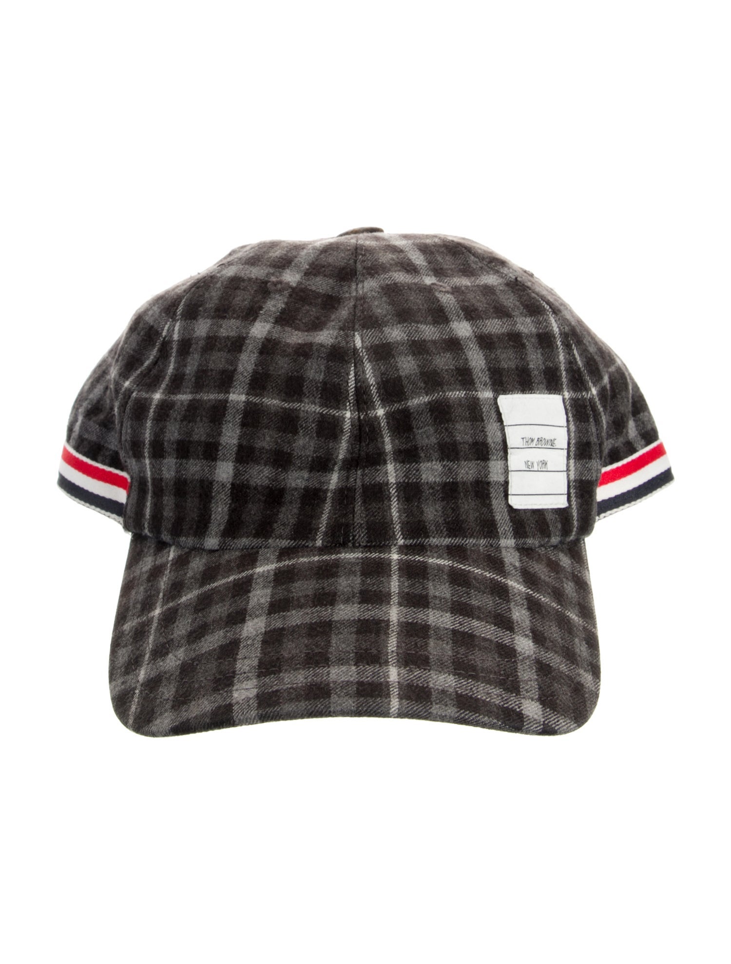 Thom Browne Plaid Baseball Hat