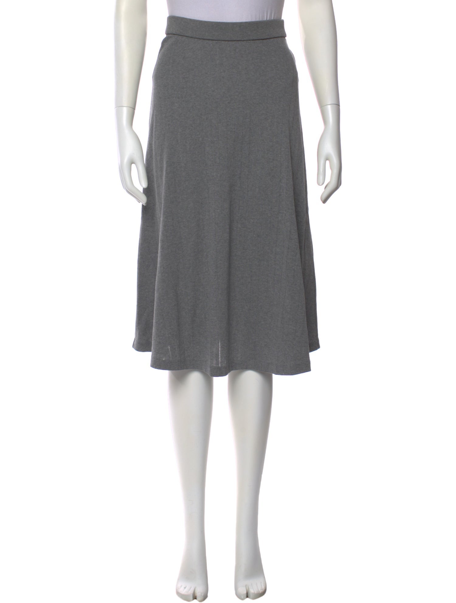 Thom Browne Grosgrain Trim Knee-Length Skirt