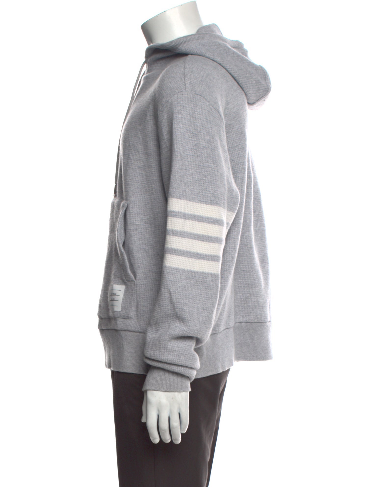 Thom Browne 4 Bar Stripe Wool Hoodie