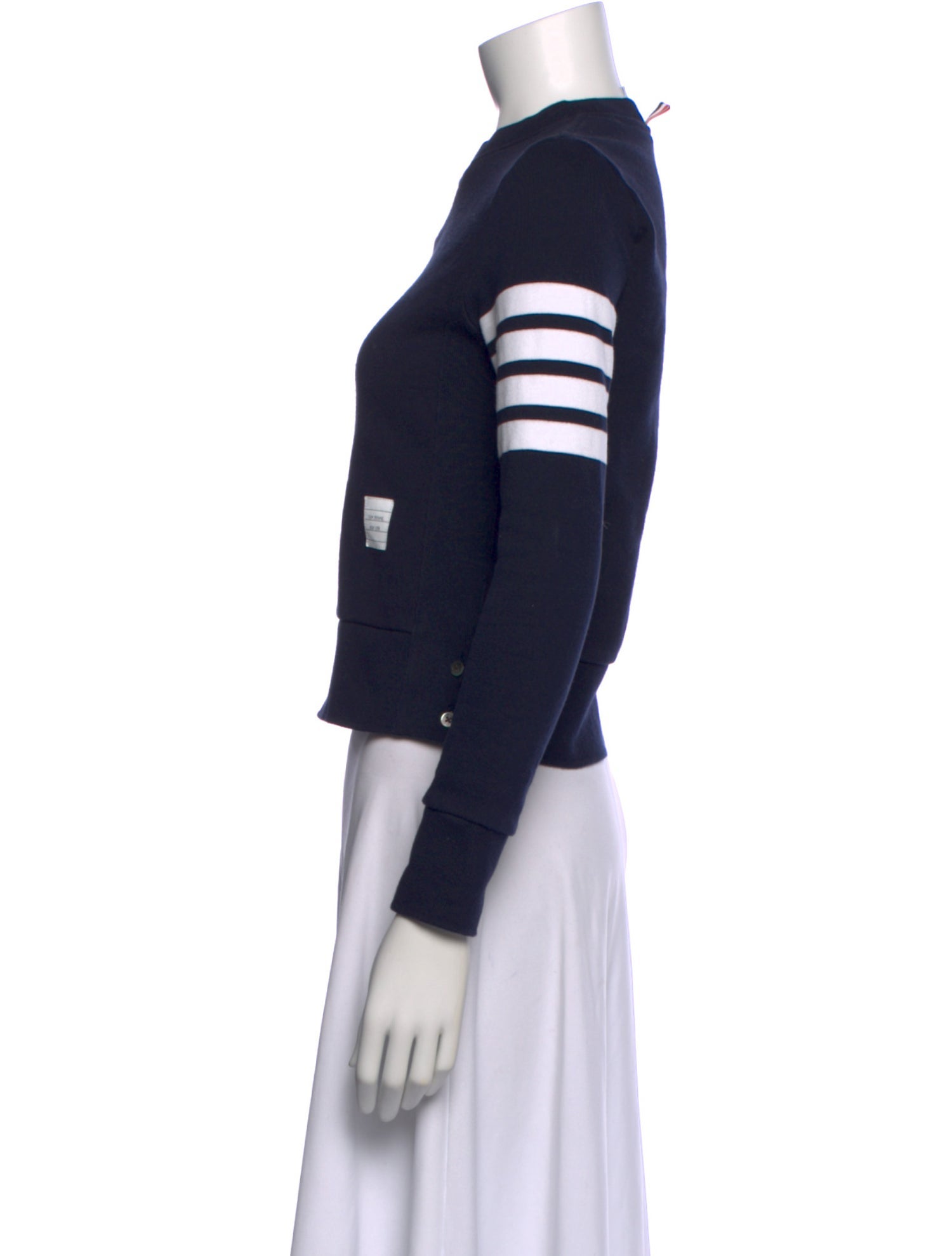 Thom Browne 4 Bar Striped Sweater