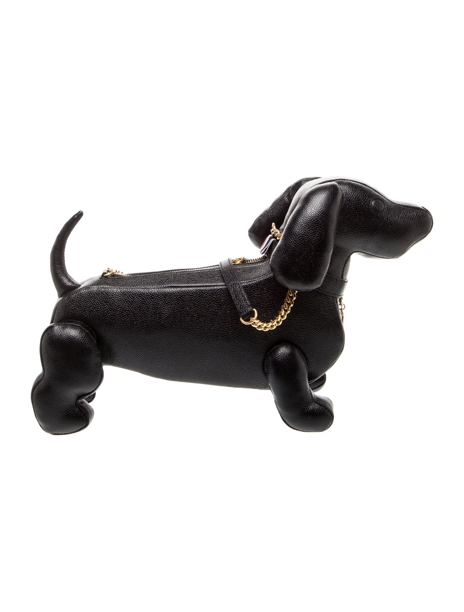 Thom Browne Leather Top Handle Bag