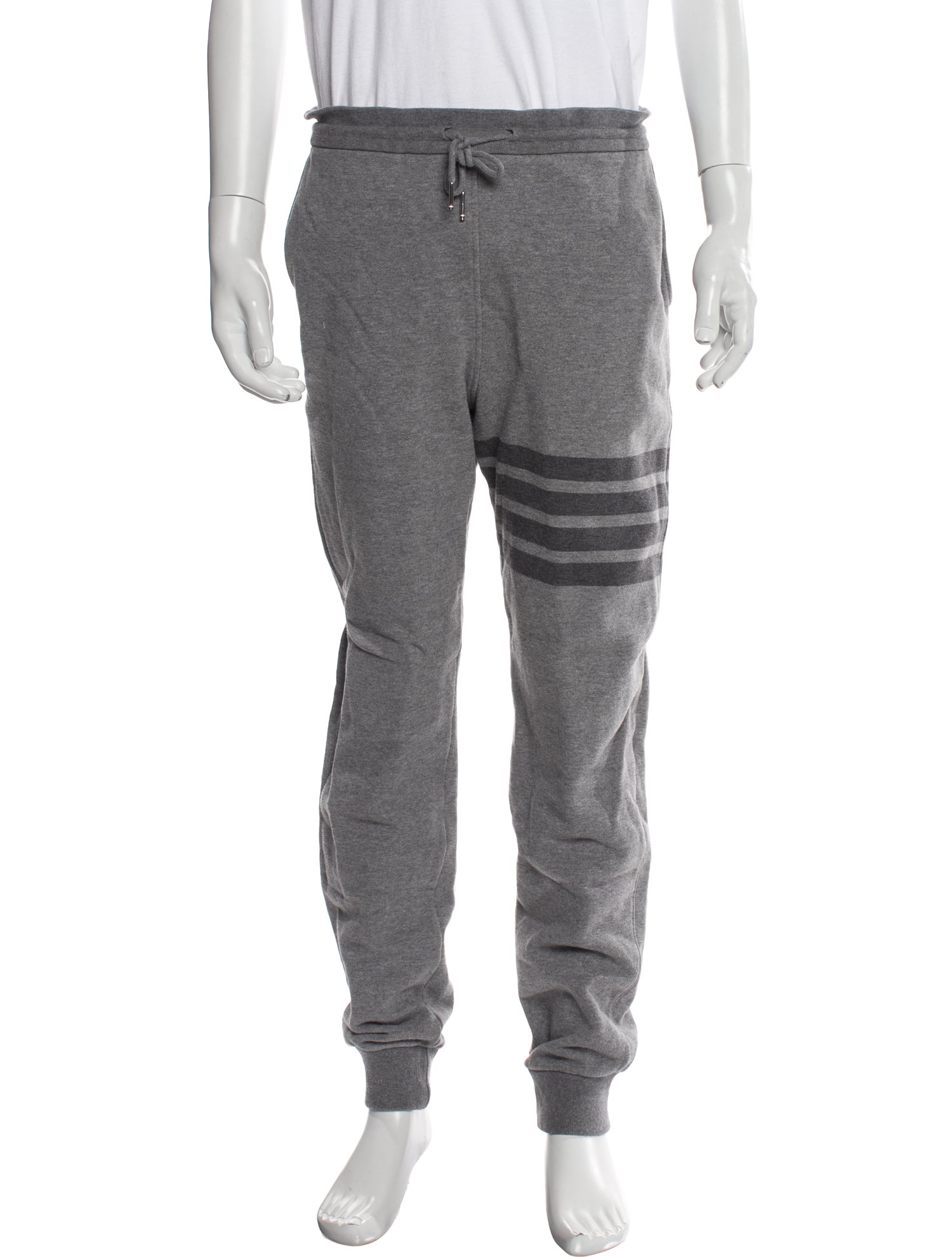 Thom Browne 4-Bar Striped Lounge Bottoms