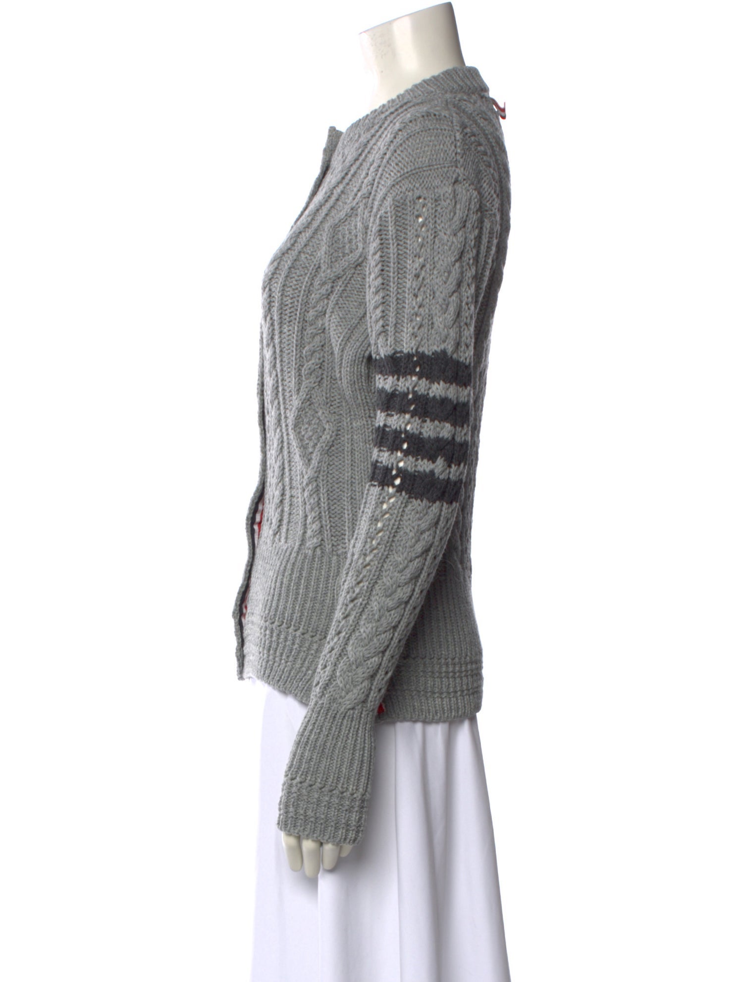 Thom Browne Merino Wool Crew Neck Sweater