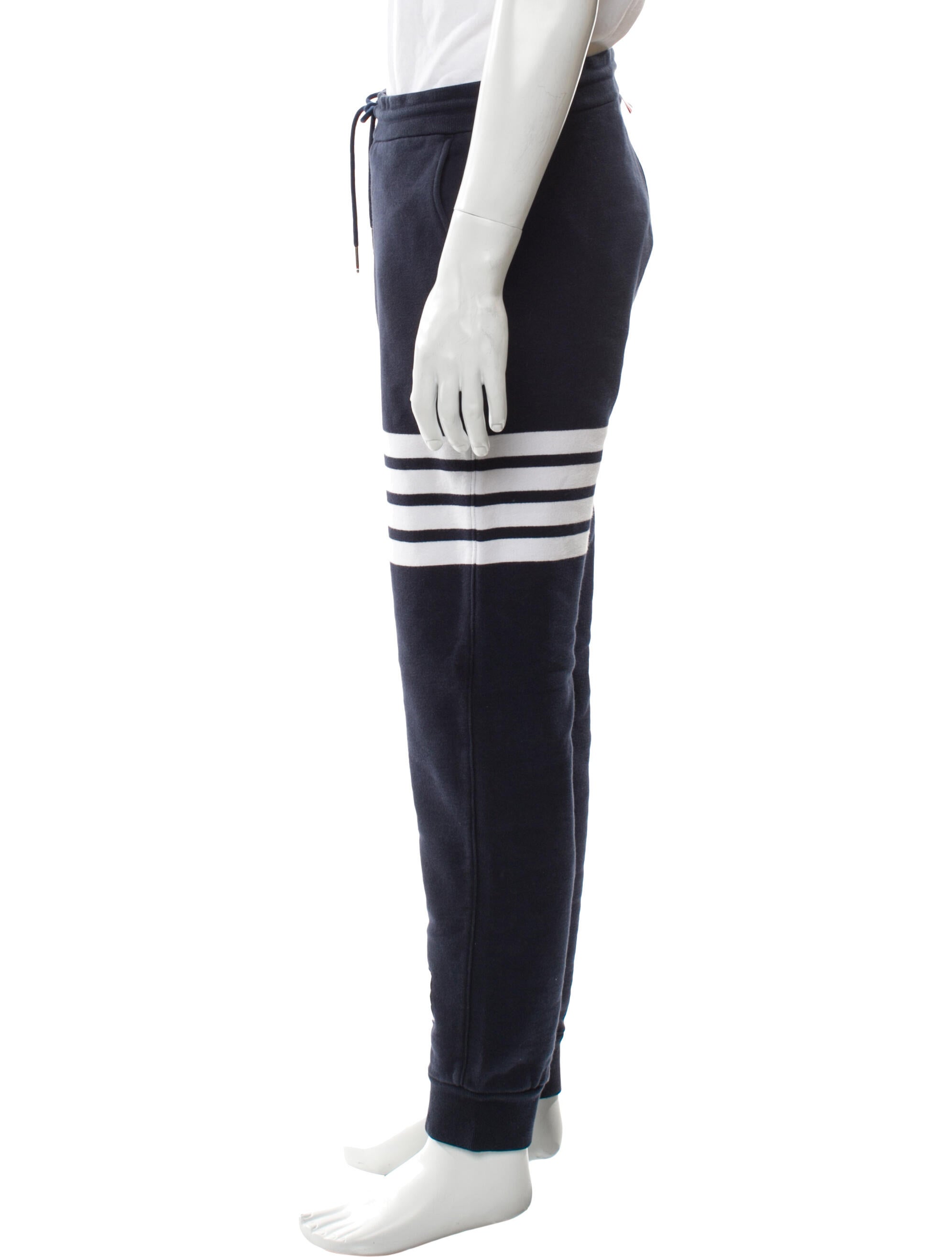 Thom Browne 4-Bar Joggers