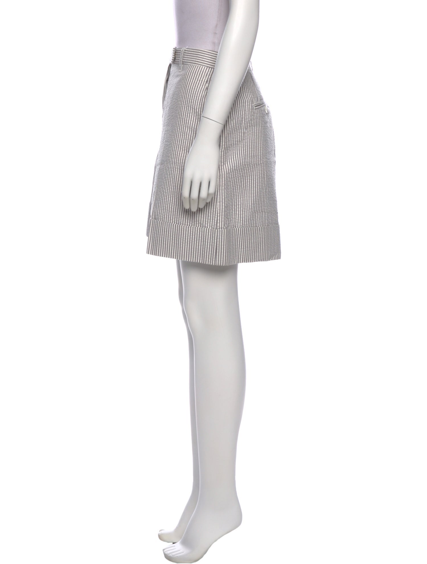 Thom Browne Striped Knee-Length Shorts