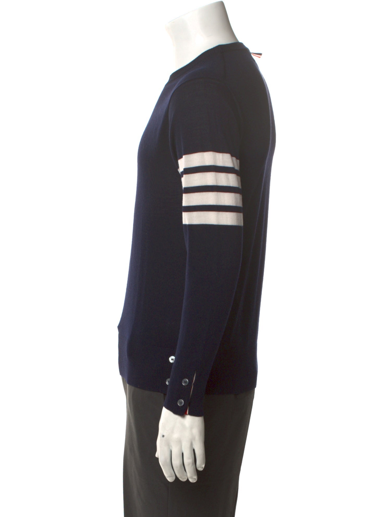 Thom Browne 4-Bar Merino Wool Pullover