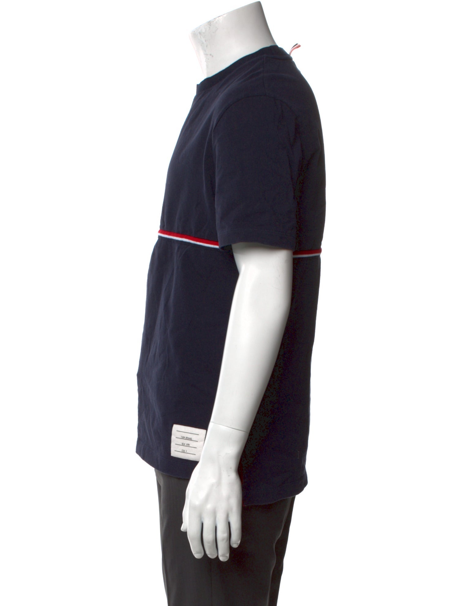 Thom Browne Graphic Print Crew Neck T-Shirt