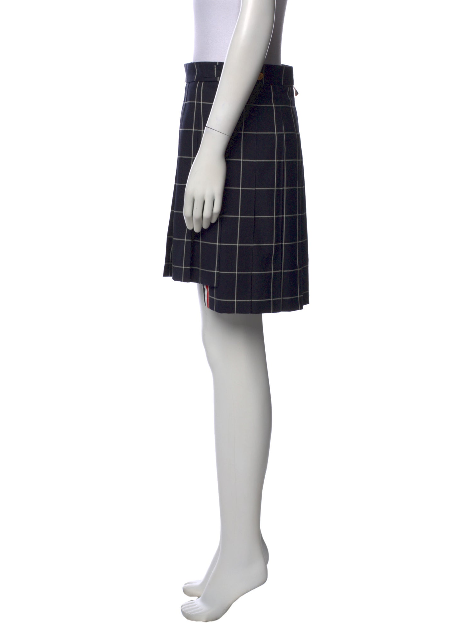 Thom Browne Wool Mini Skirt