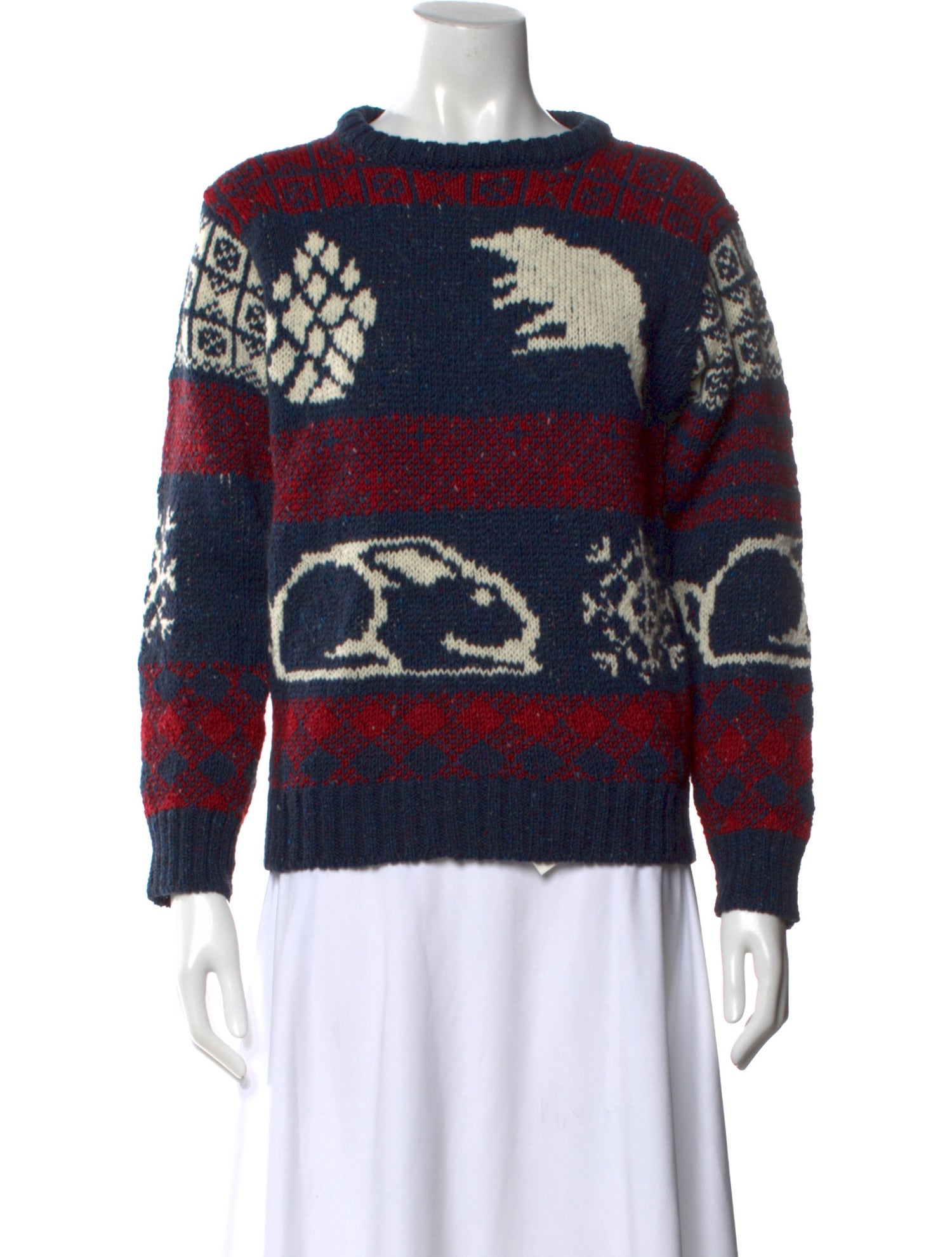 Thom Browne Wool Printed Sweater