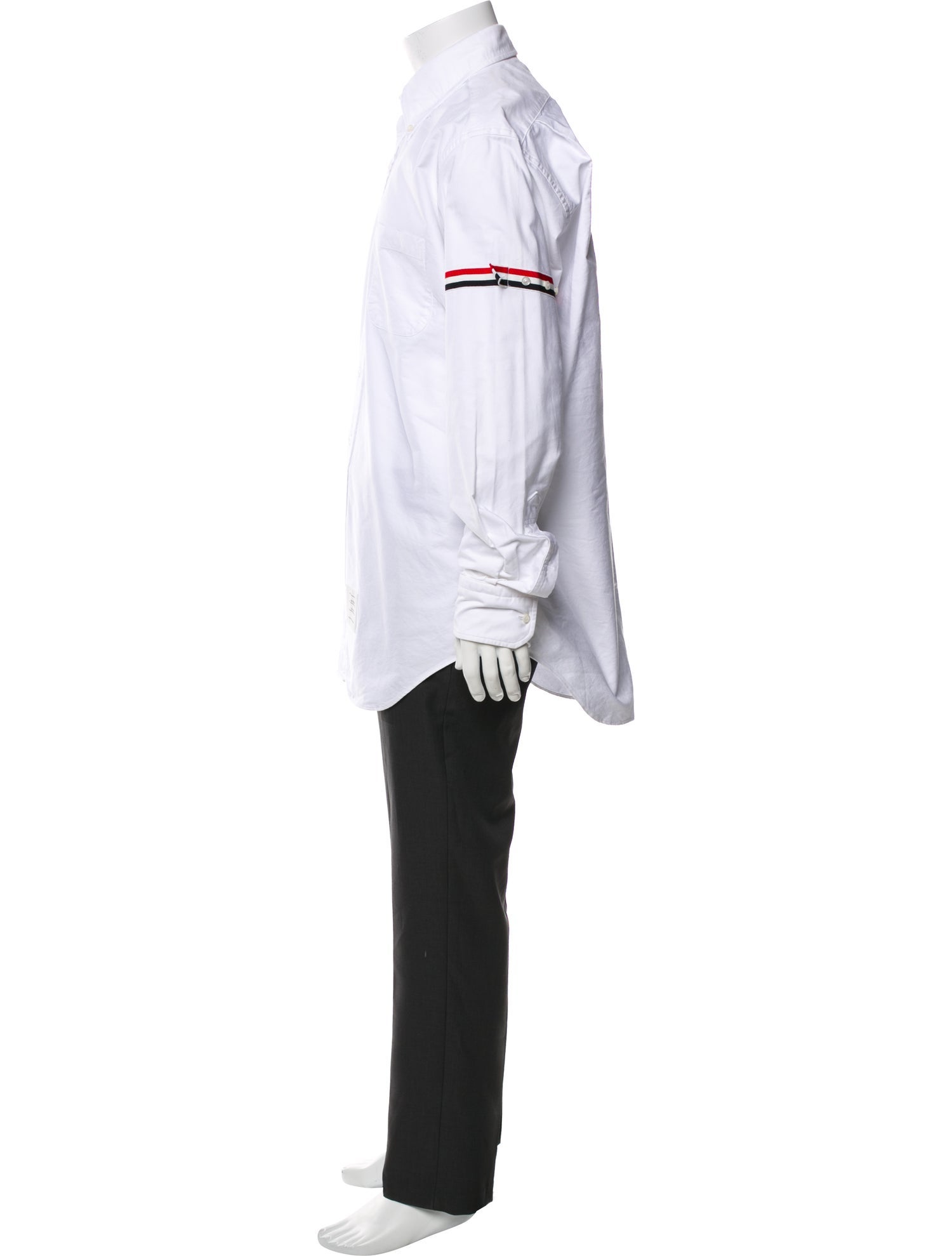 Thom Browne Striped Long Sleeve Shirt