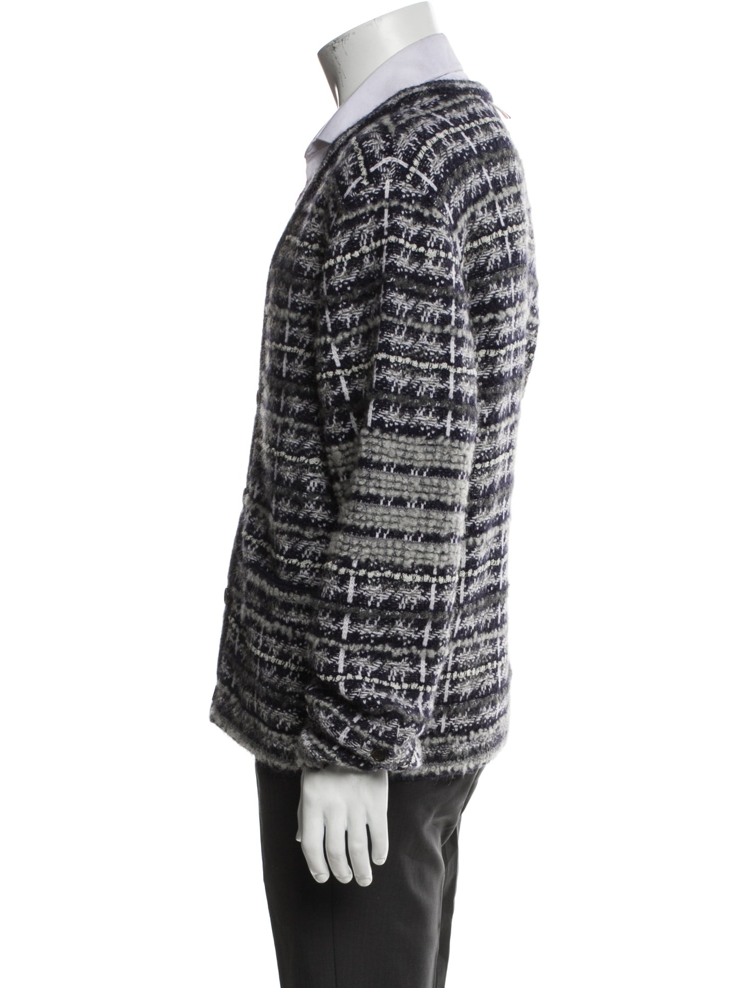 Thom Browne Wool Printed Cardigan