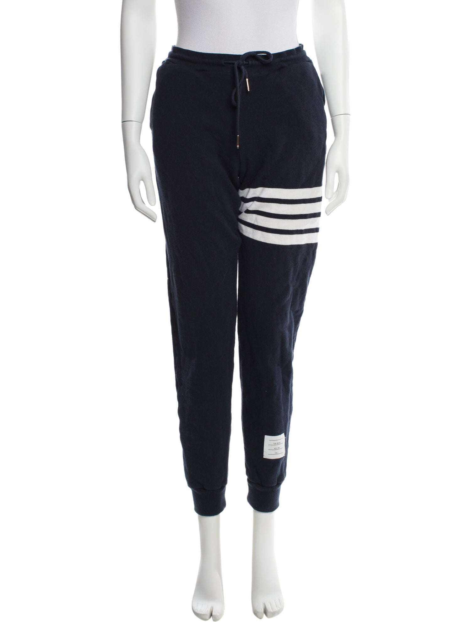 Thom Browne 4 Bar Stripe Striped Sweatpants