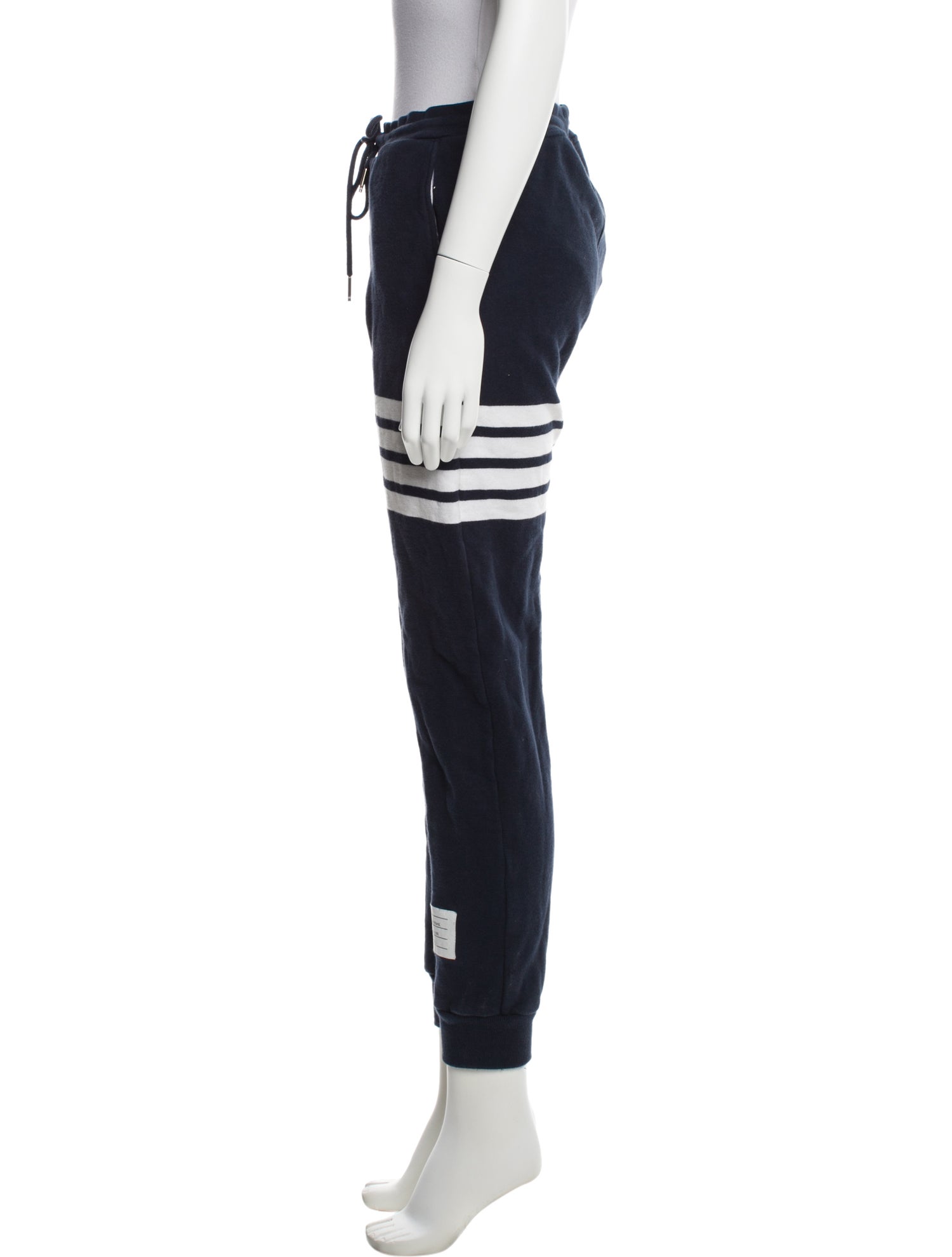 Thom Browne 4 Bar Stripe Striped Sweatpants