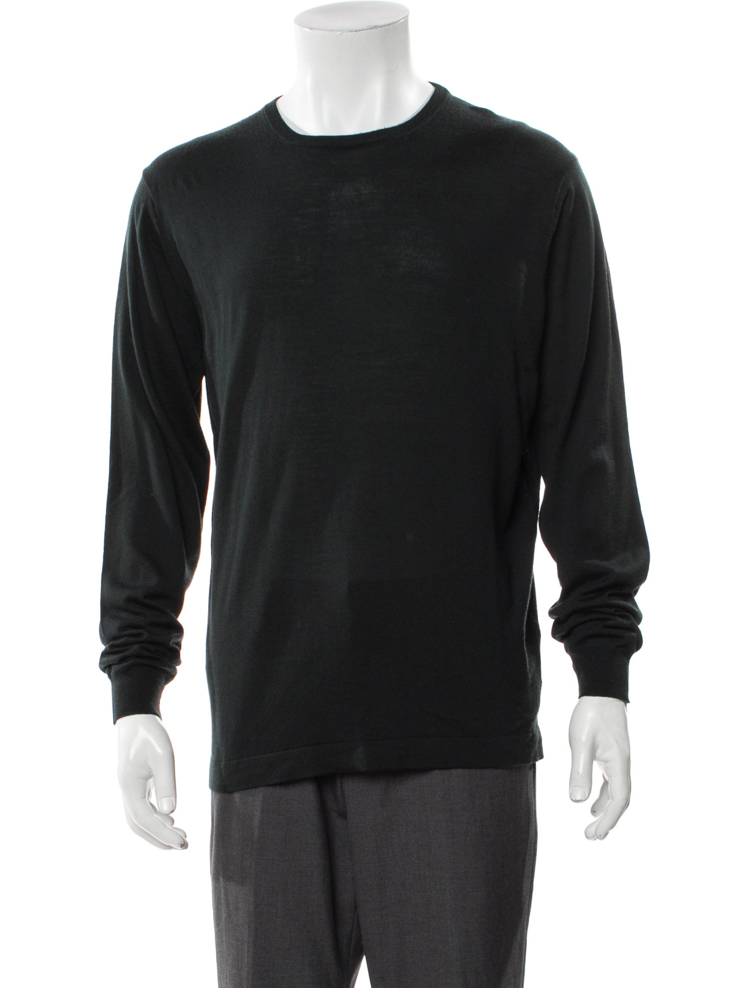 Thom Sweeney Merino Wool Crew Neck Pullover