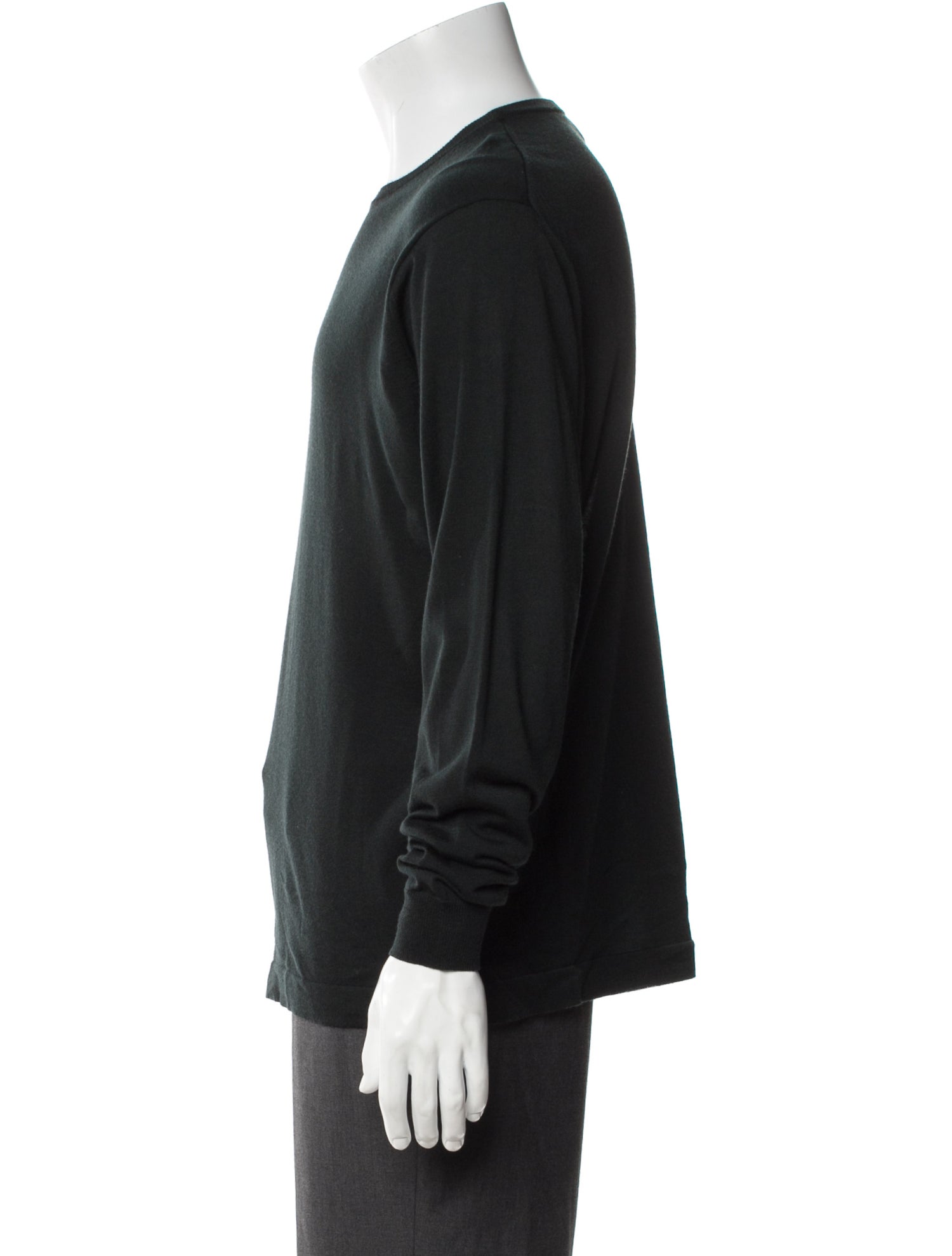 Thom Sweeney Merino Wool Crew Neck Pullover