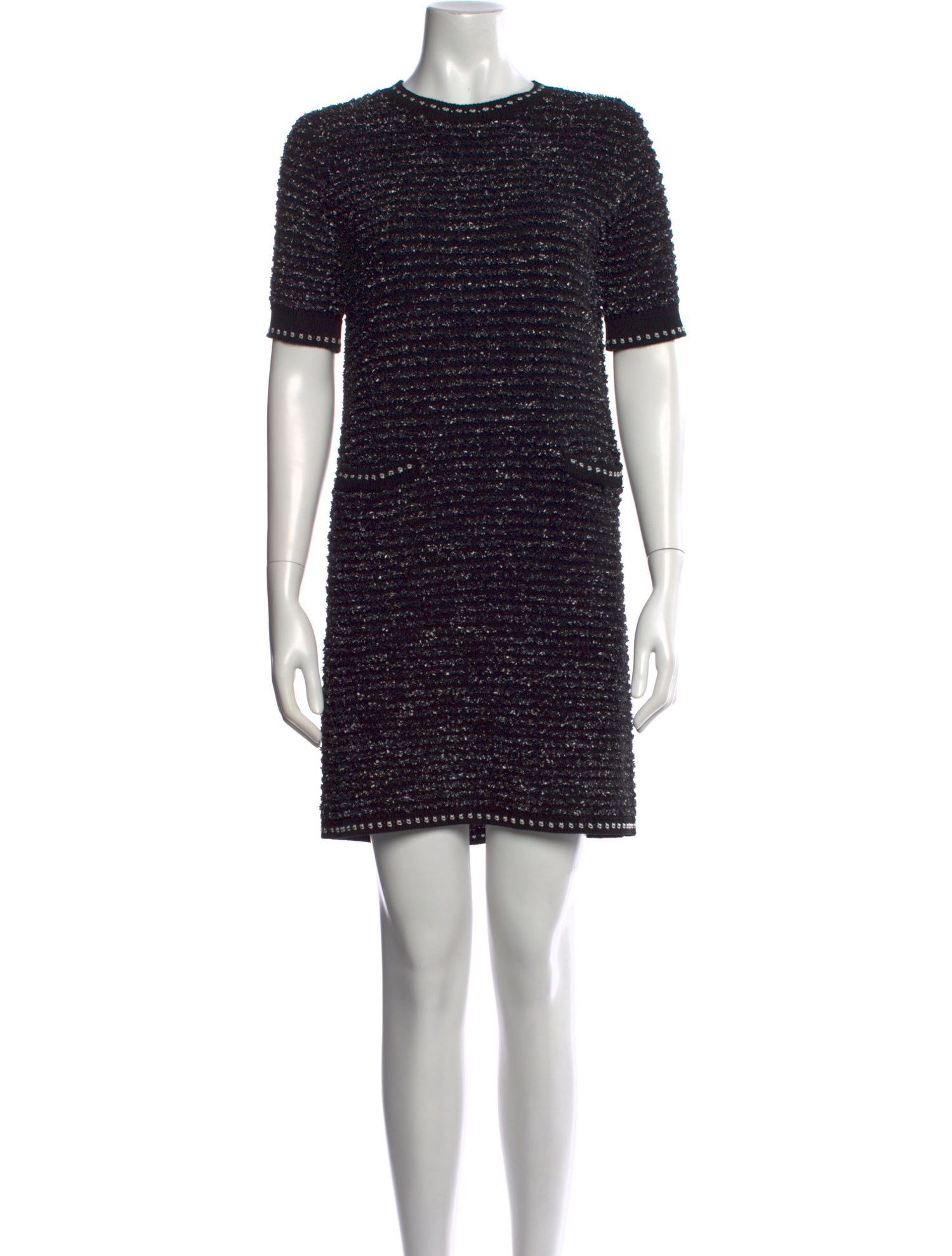 Thom Browne Crew Neck Mini Dress
