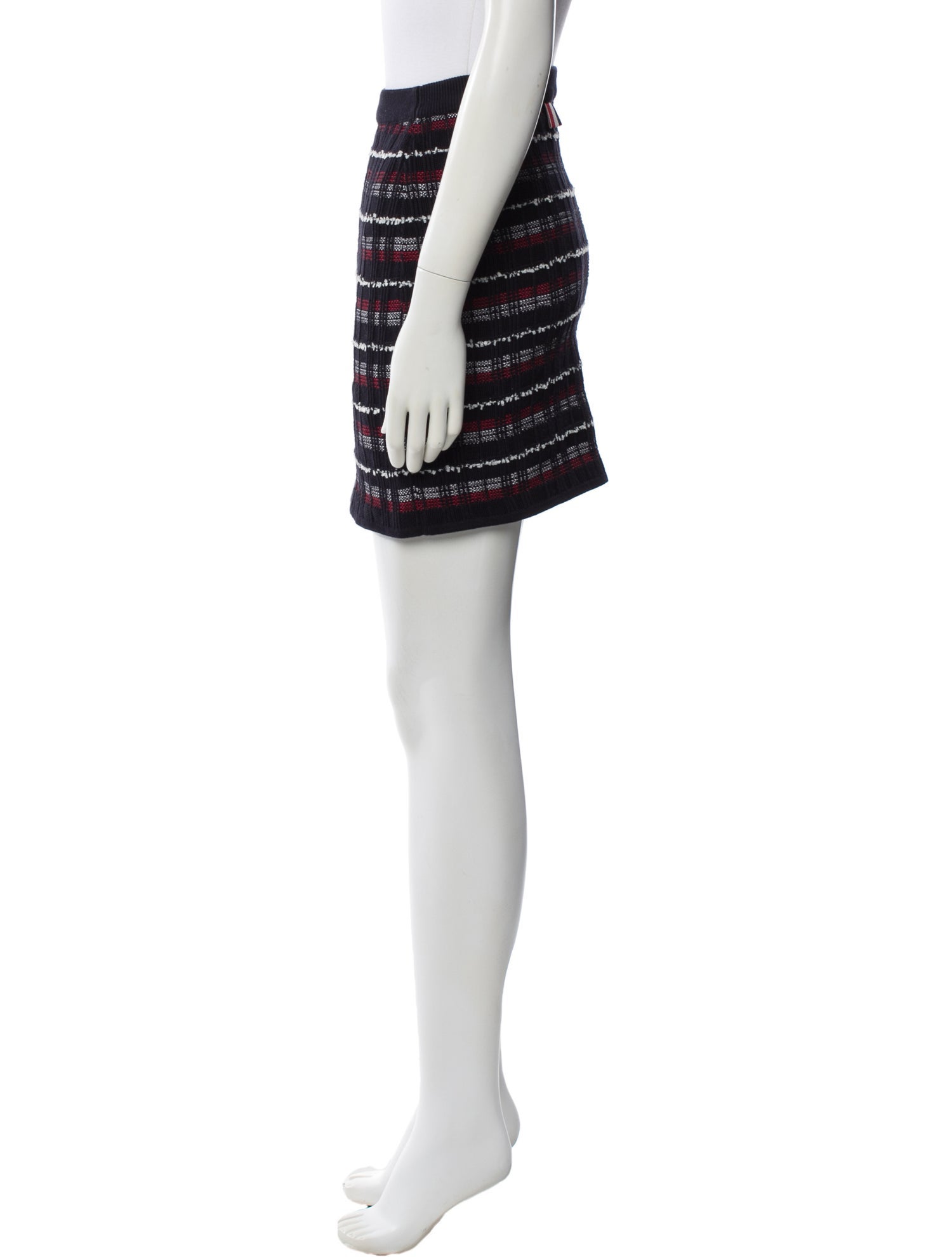 Thom Browne Striped Mini Skirt