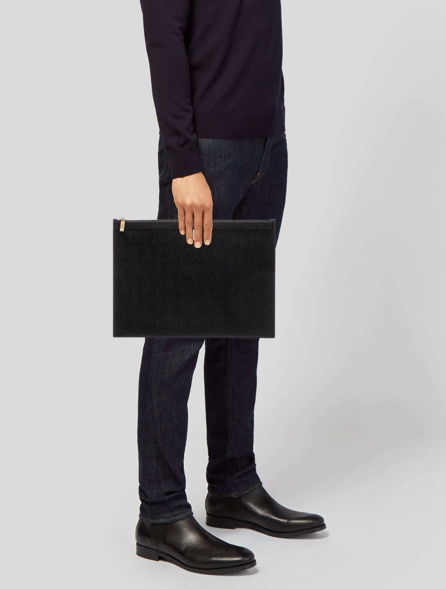 Thom Browne Leather Portfolio