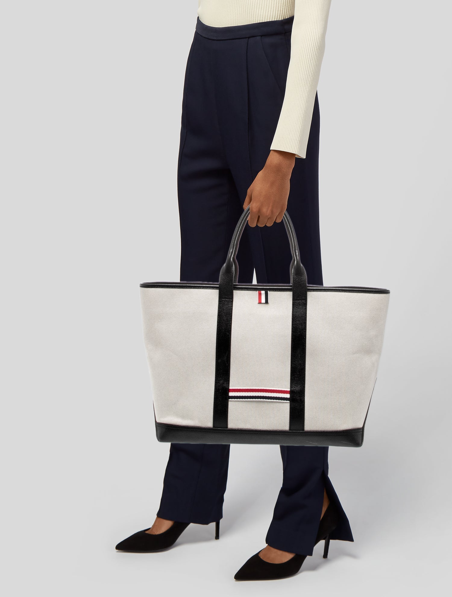 Thom Browne Canvas Tote