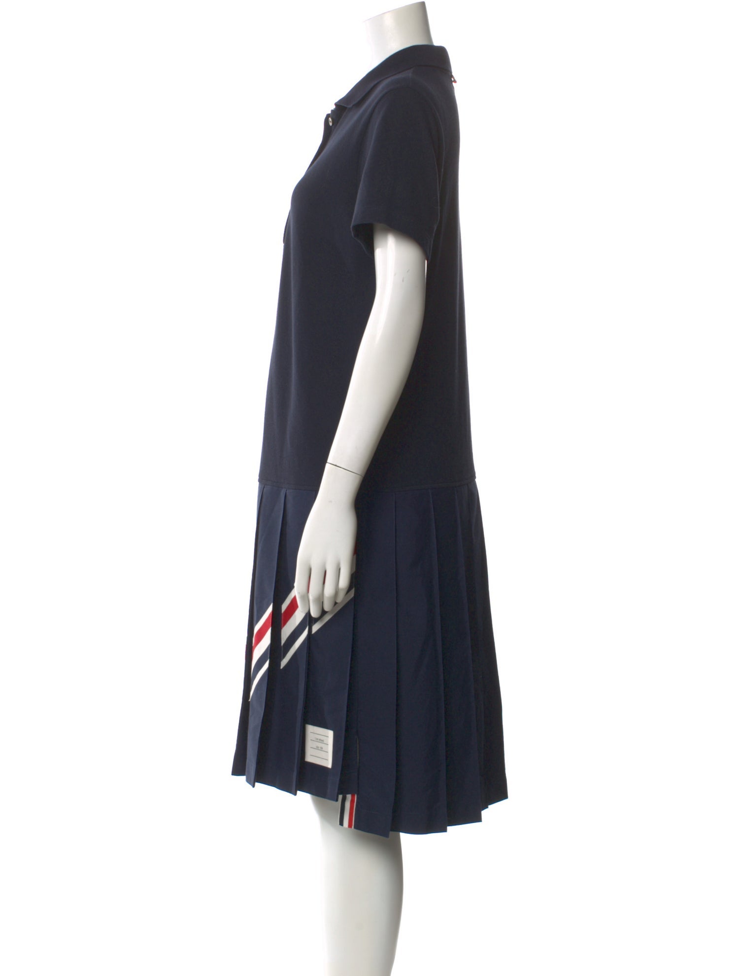 Thom Browne Striped Knee-Length Dress