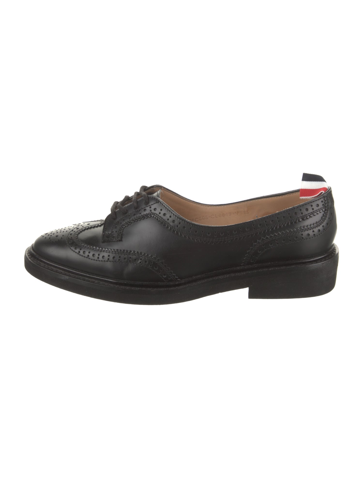 Thom Browne Patent Leather Lasercut Accents Sneakers