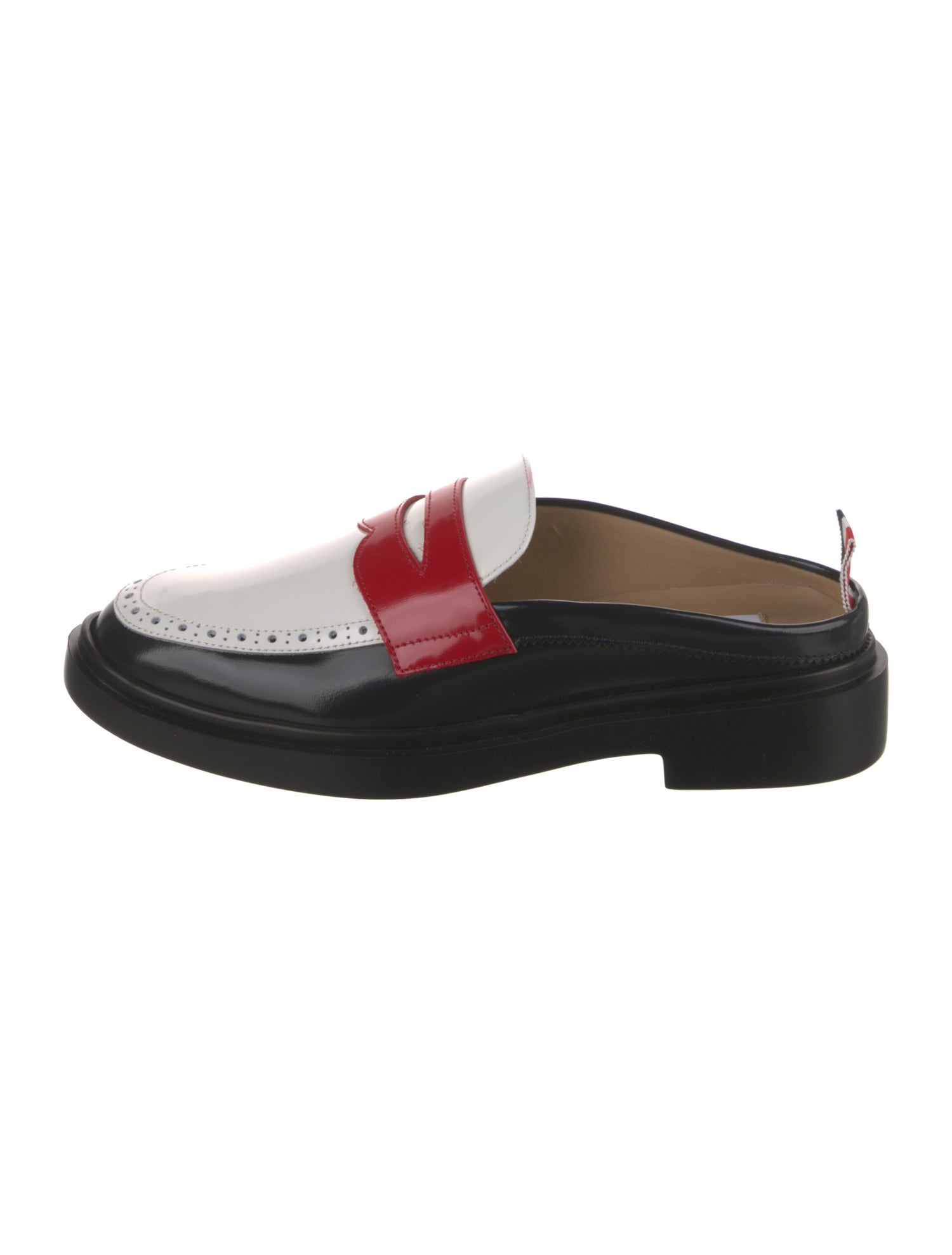 Thom Browne Patent Leather Mules