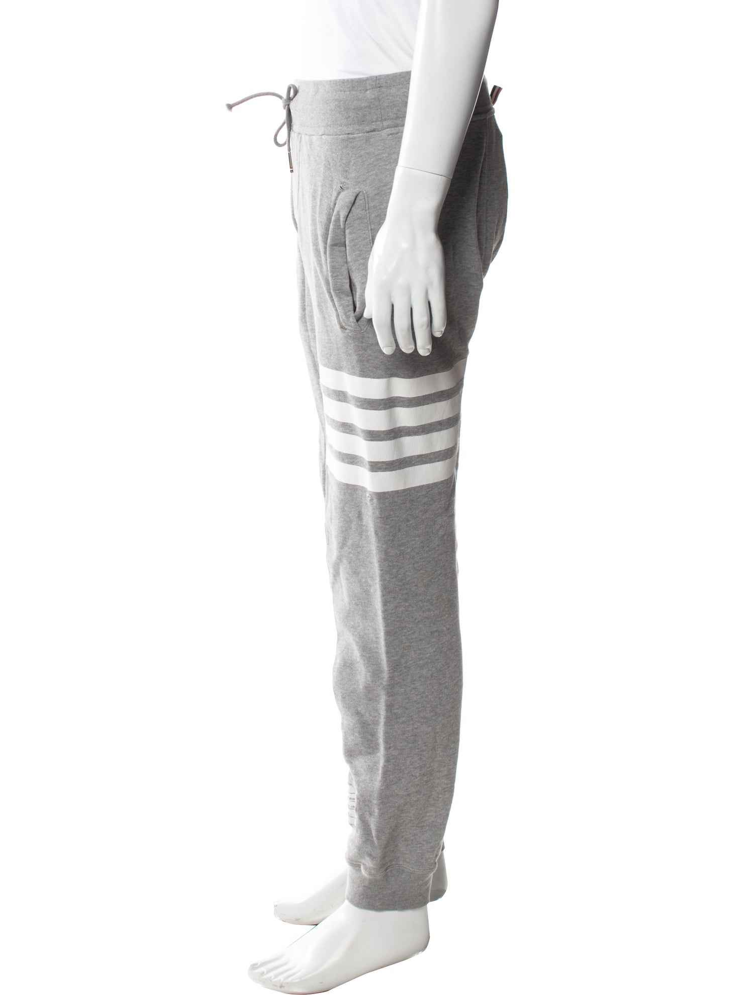Thom Browne 4-Bar Striped Sweatpants