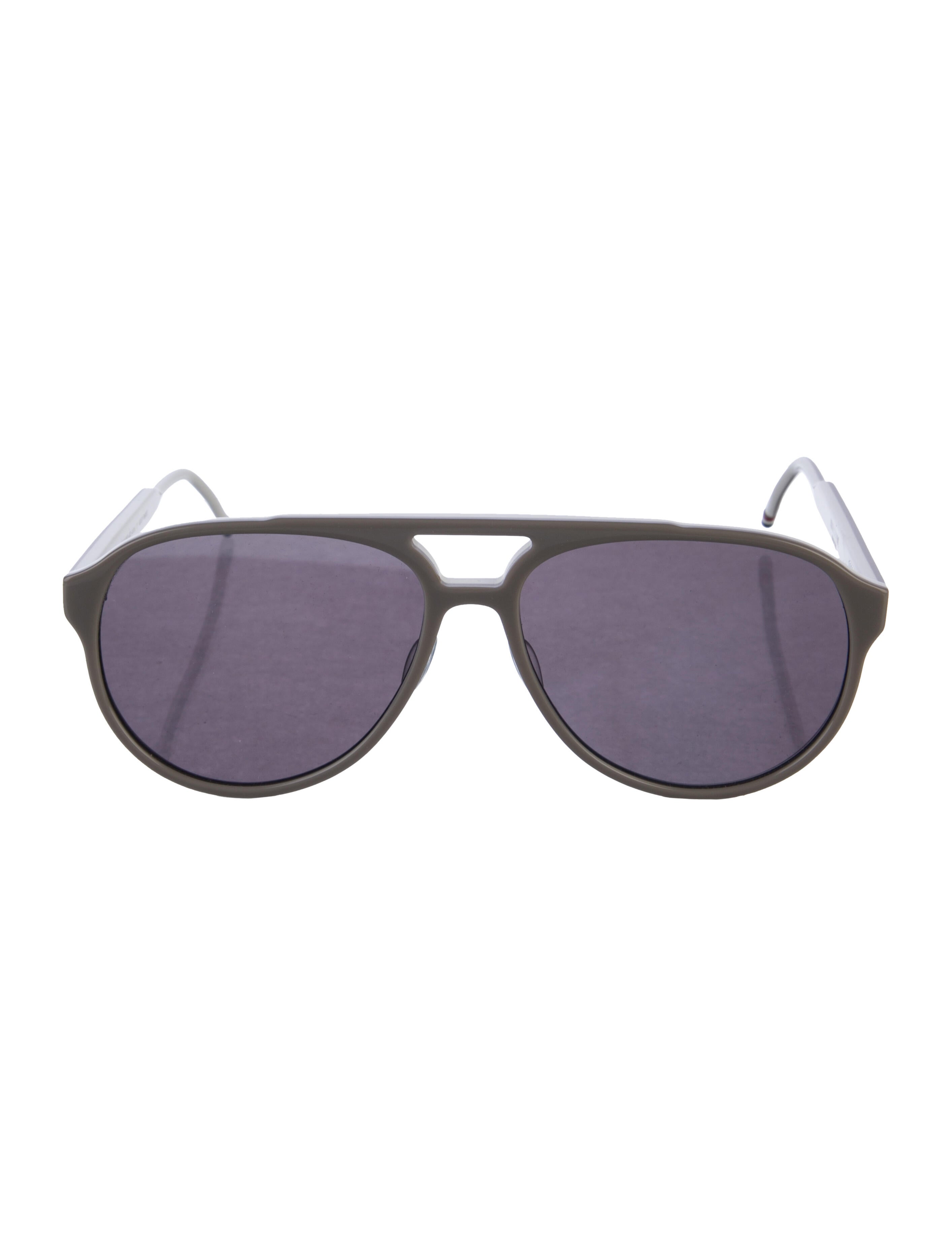 Thom Browne Aviator Tinted Sunglasses