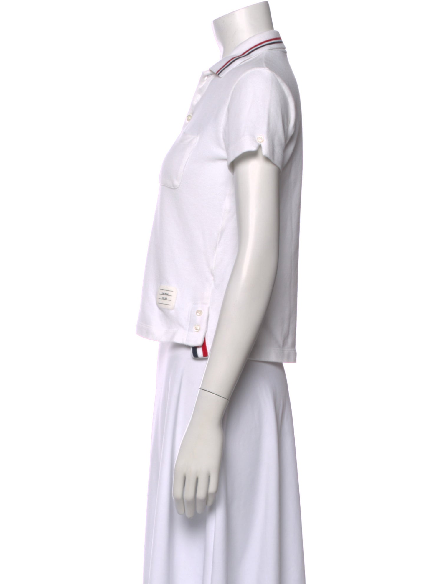 Thom Browne Kids' Polo Shirt - White Sizes 7-16, Girls - THO68652 | The RealReal Thom Browne Kids' Polo Shirt - White Sizes 7-16, Girls - THO68652 | The RealReal