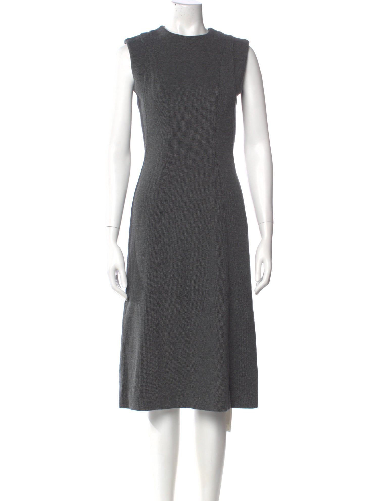 Thom Browne Crew Neck Midi Length Dress