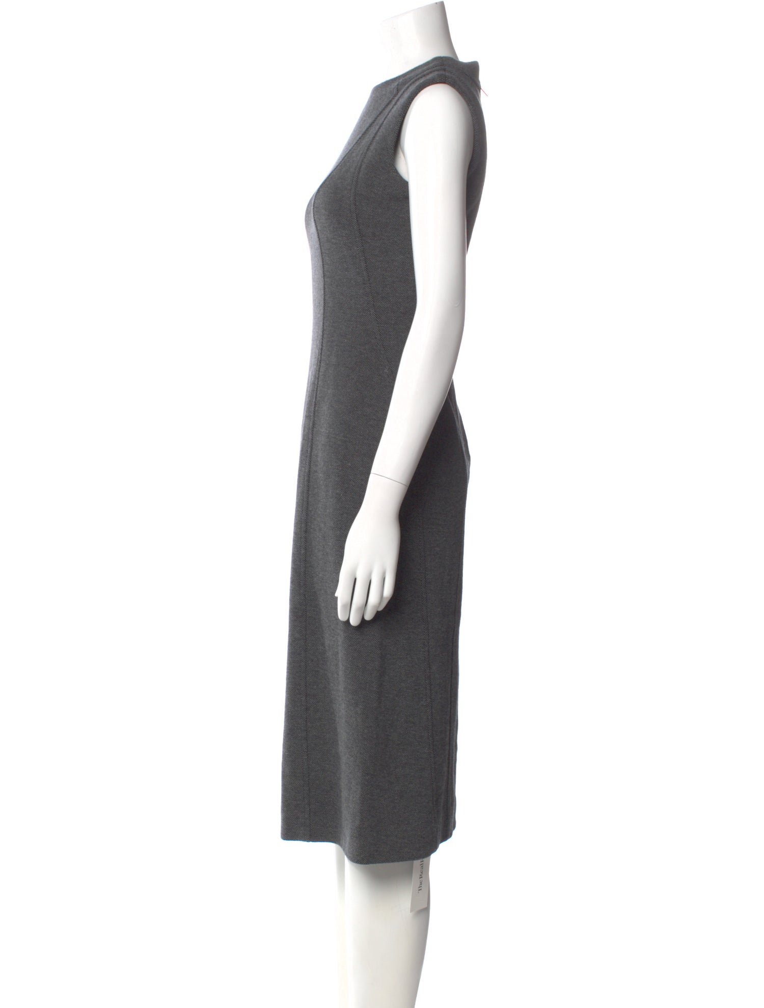 Thom Browne Crew Neck Midi Length Dress