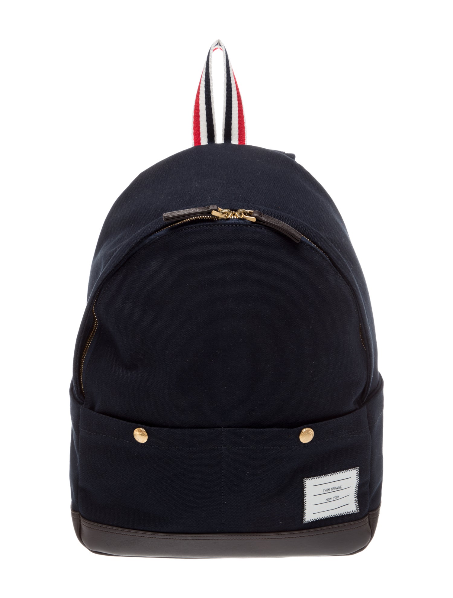 Thom Browne Canvas Backpack