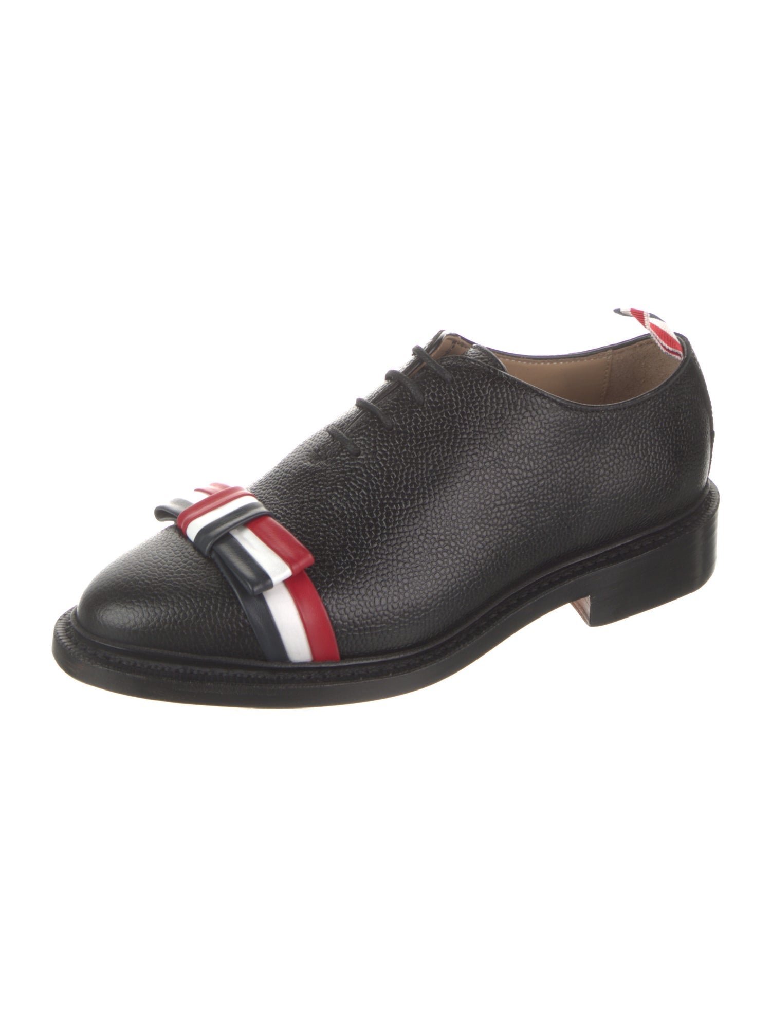 Thom Browne Leather Bow Accents Oxfords w/ Tags