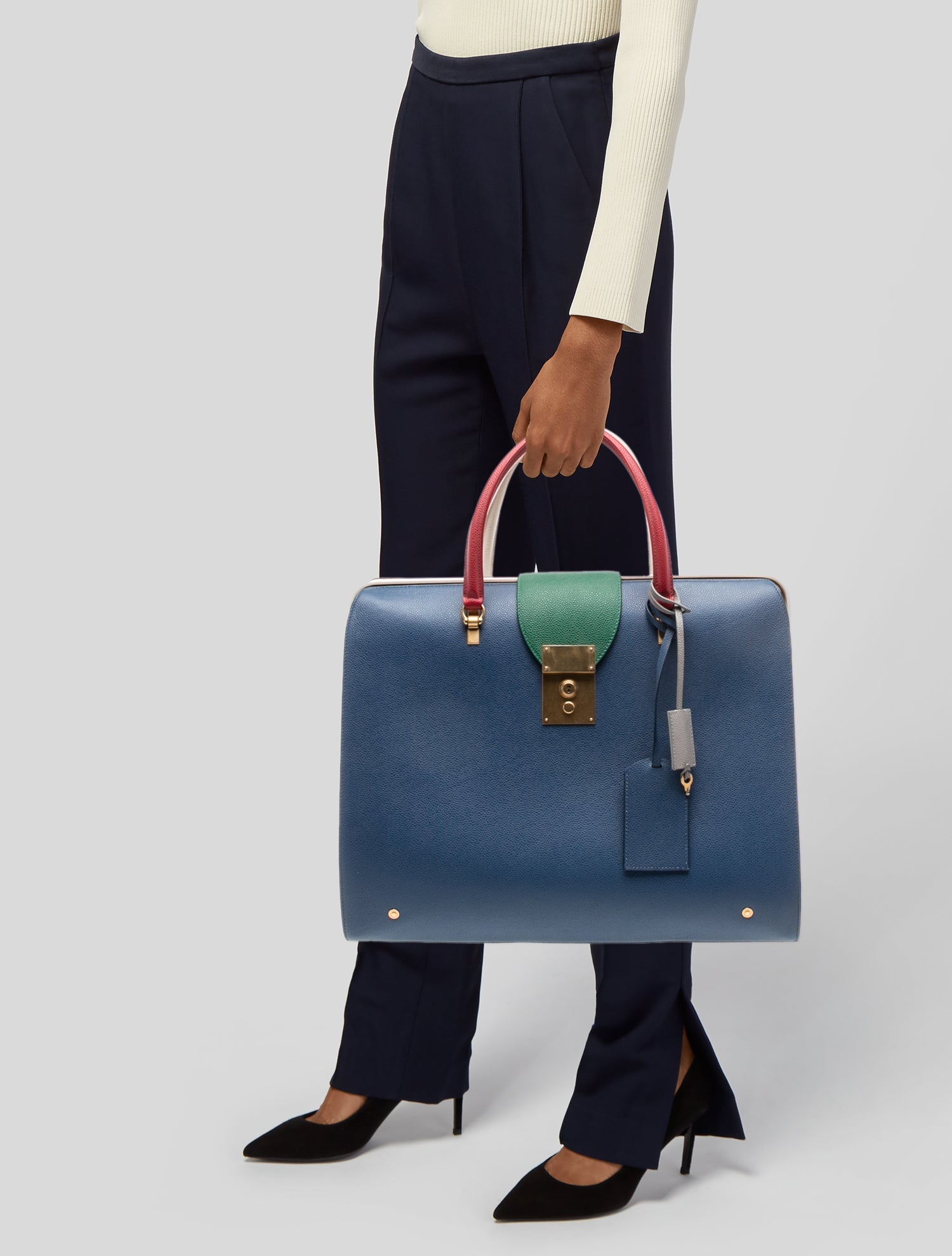 Thom Browne Leather Briefcase