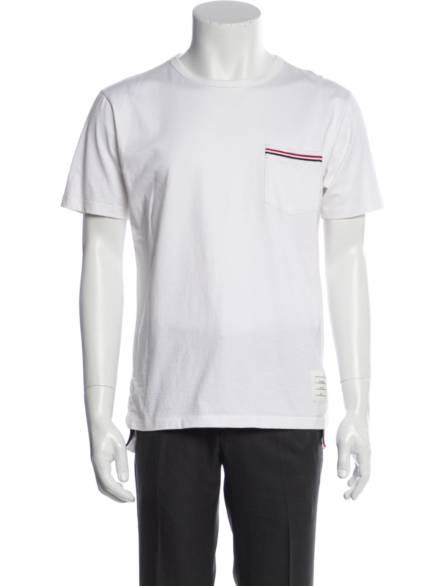Thom Browne Graphic Print Crew Neck T-Shirt