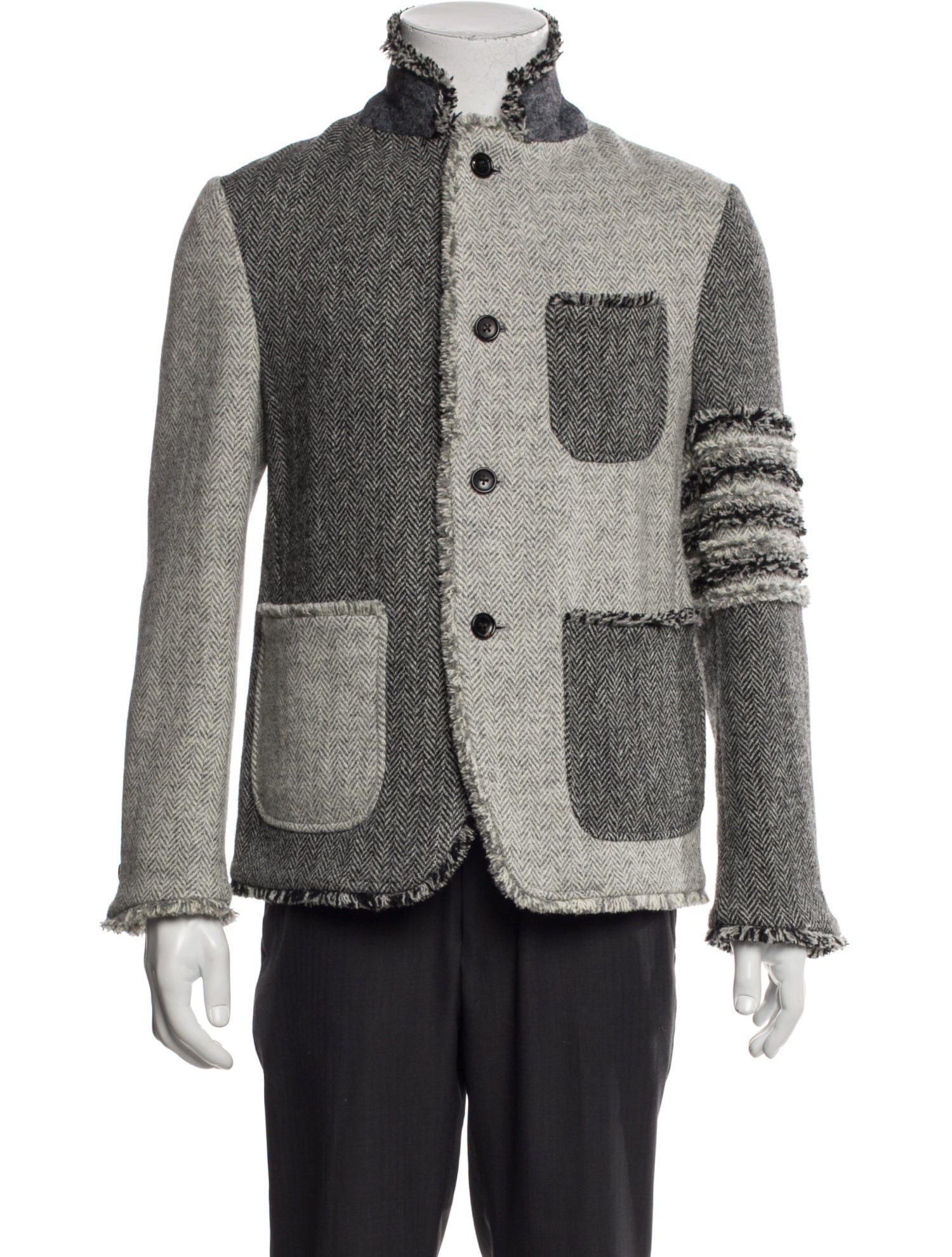 Thom Browne Wool Patterned Blazer