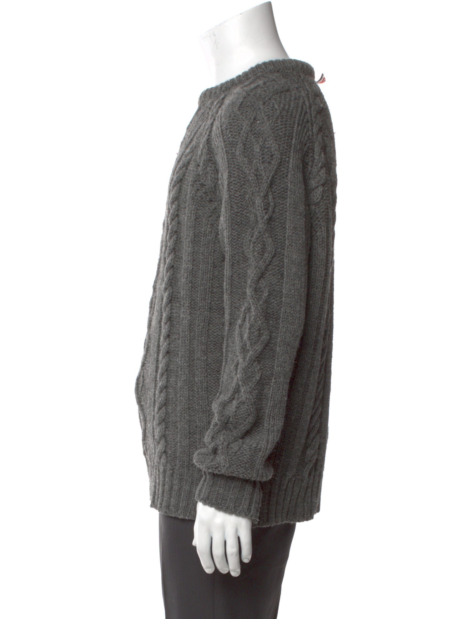 Thom Browne Wool Crew Neck Pullover