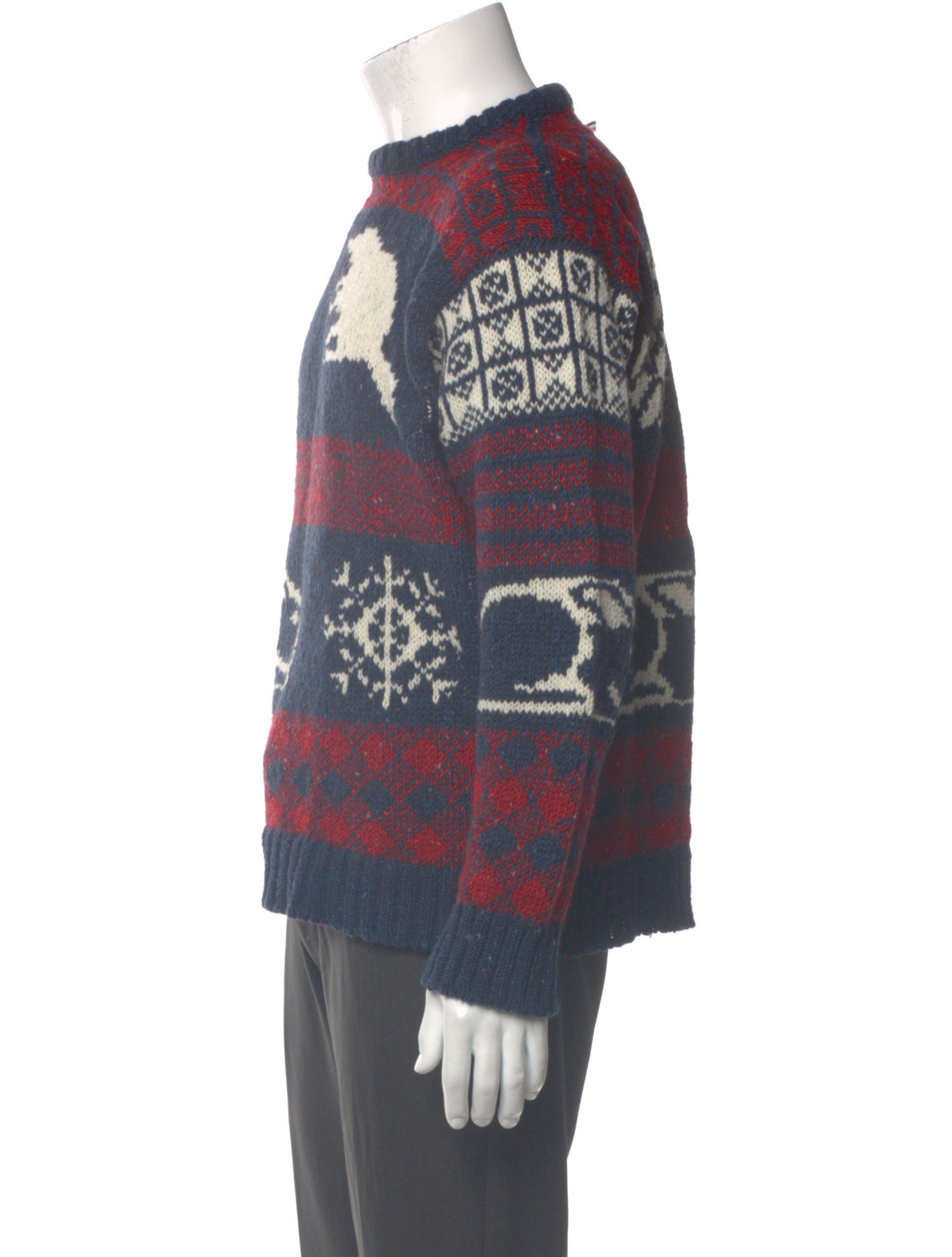 Thom Browne Wool Printed Pullover