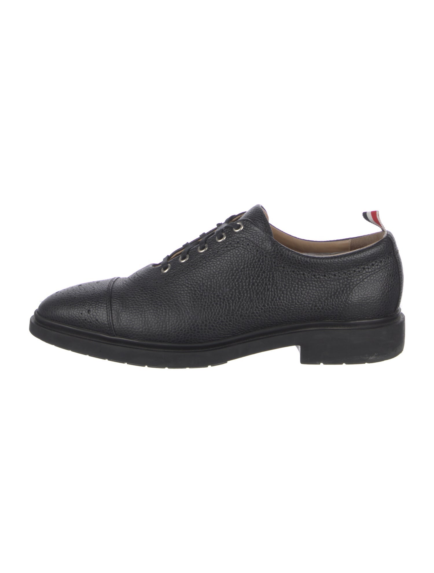 Thom Browne Leather Lasercut Accents Oxfords